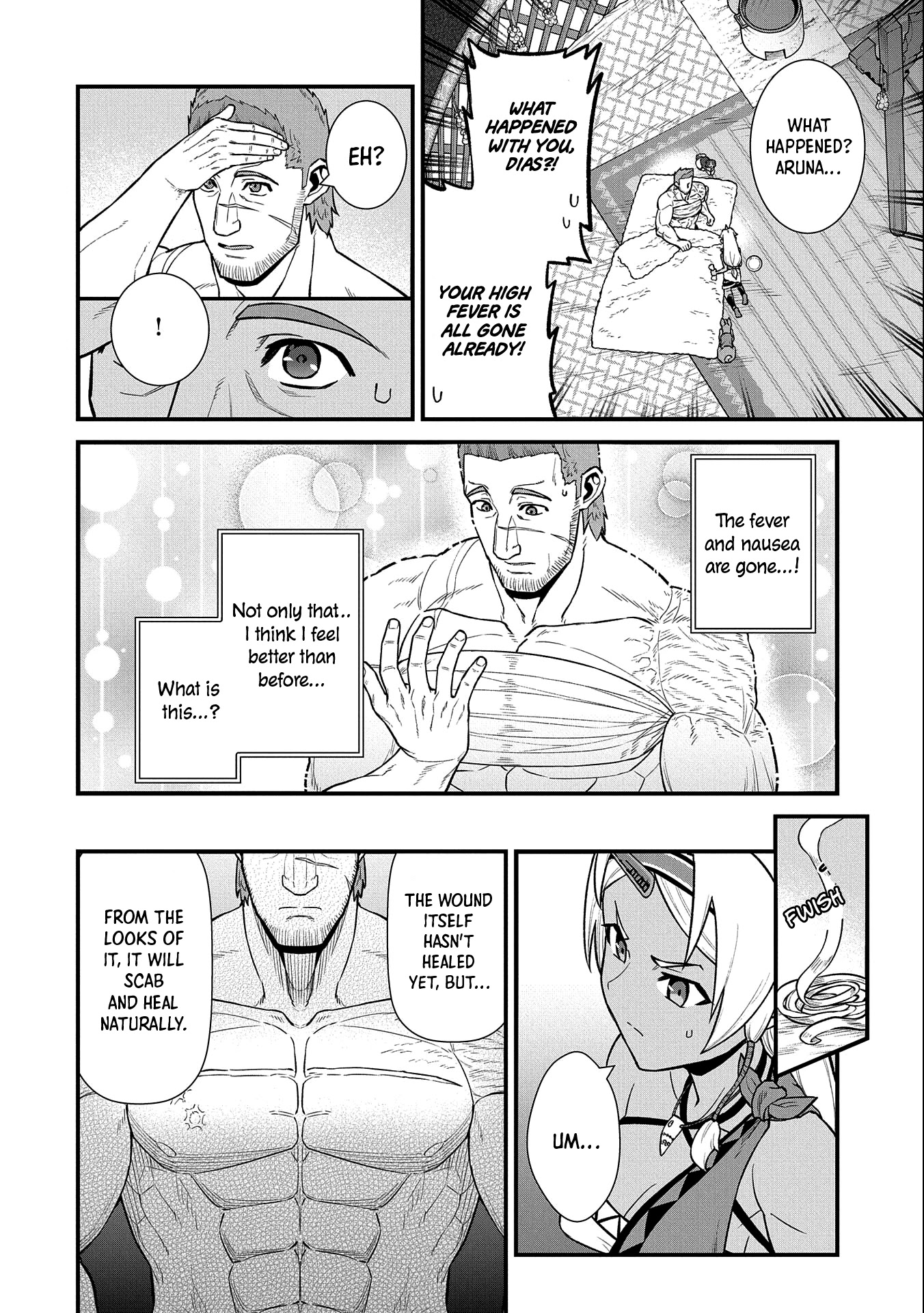 The Population Of The Frontier Owner Starts With 0. "Dias The Blue" And A Blue Horned Girl. chapter 31 page 11