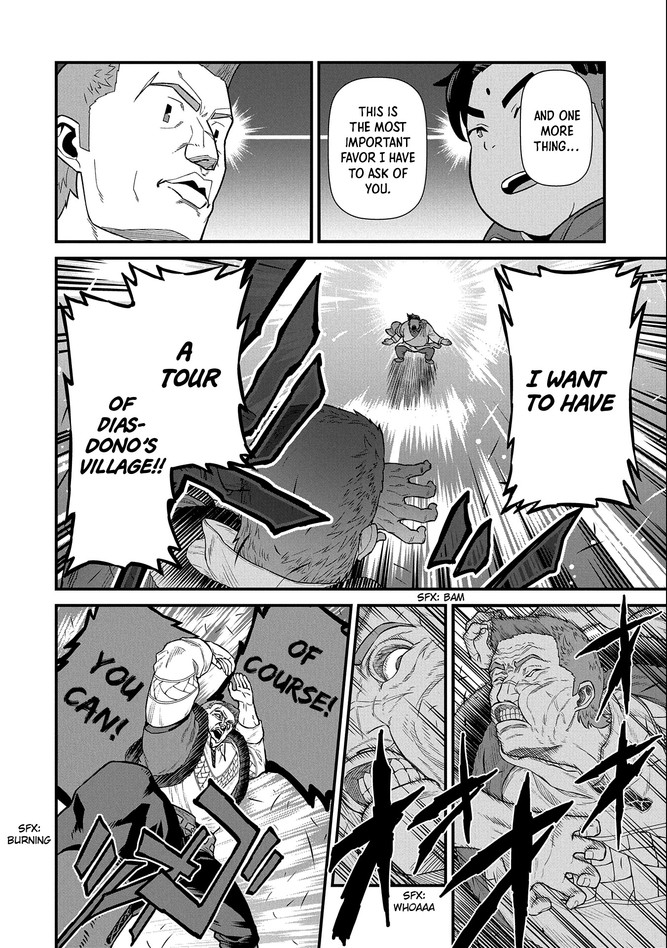 The Population Of The Frontier Owner Starts With 0. "Dias The Blue" And A Blue Horned Girl. chapter 31 page 17