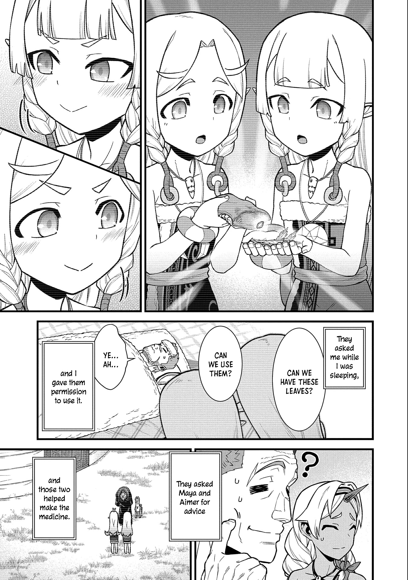 The Population Of The Frontier Owner Starts With 0. "Dias The Blue" And A Blue Horned Girl. chapter 31 page 30