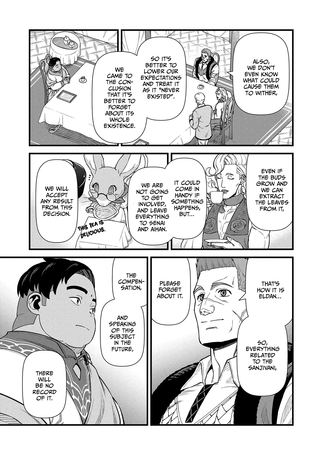 The Population Of The Frontier Owner Starts With 0. "Dias The Blue" And A Blue Horned Girl. chapter 32 page 12