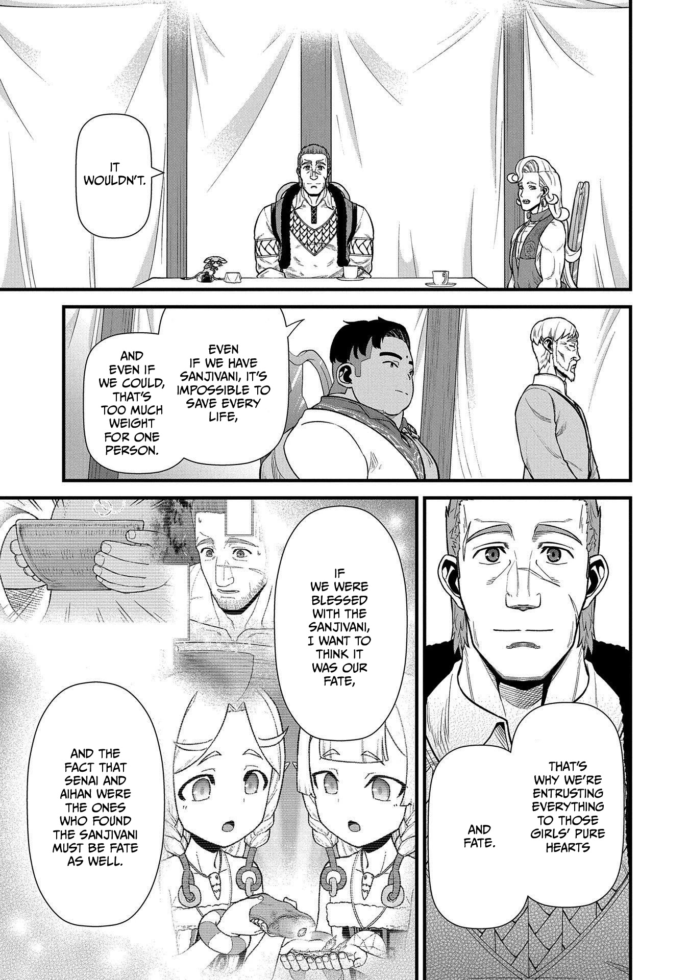 The Population Of The Frontier Owner Starts With 0. "Dias The Blue" And A Blue Horned Girl. chapter 32 page 14