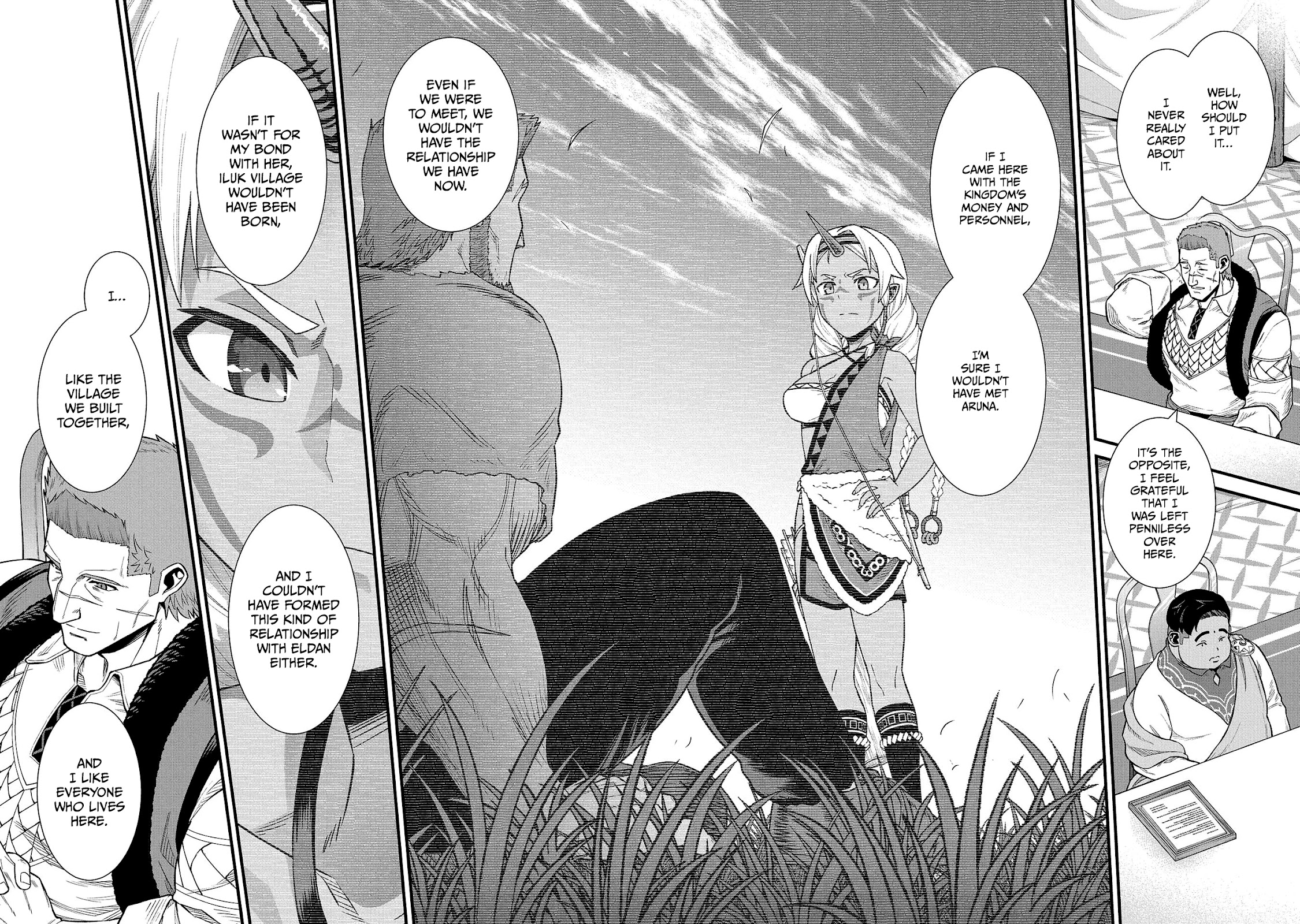 The Population Of The Frontier Owner Starts With 0. "Dias The Blue" And A Blue Horned Girl. chapter 32 page 23