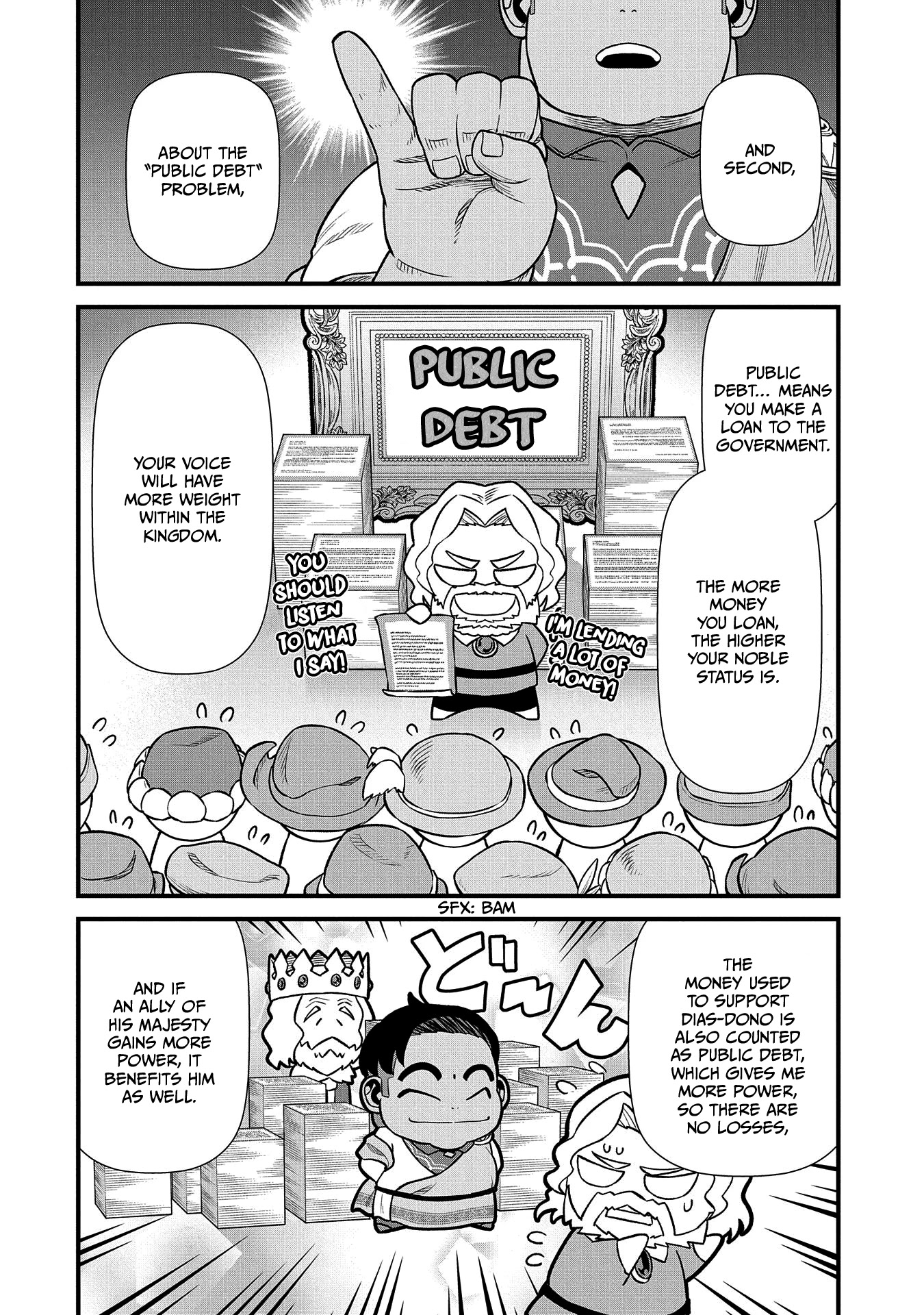 The Population Of The Frontier Owner Starts With 0. "Dias The Blue" And A Blue Horned Girl. chapter 32 page 27