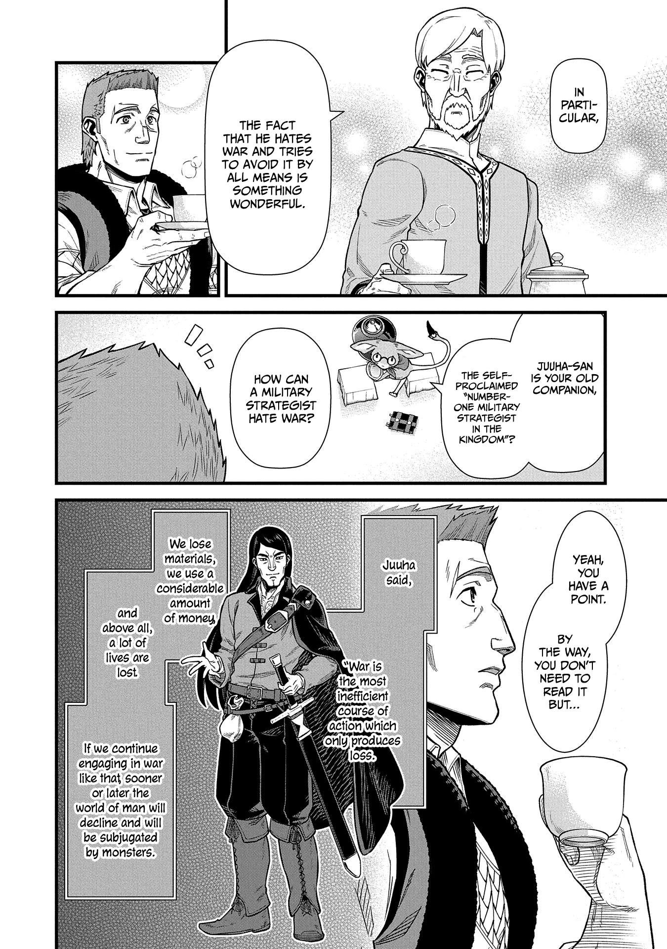 The Population Of The Frontier Owner Starts With 0. "Dias The Blue" And A Blue Horned Girl. chapter 32 page 33