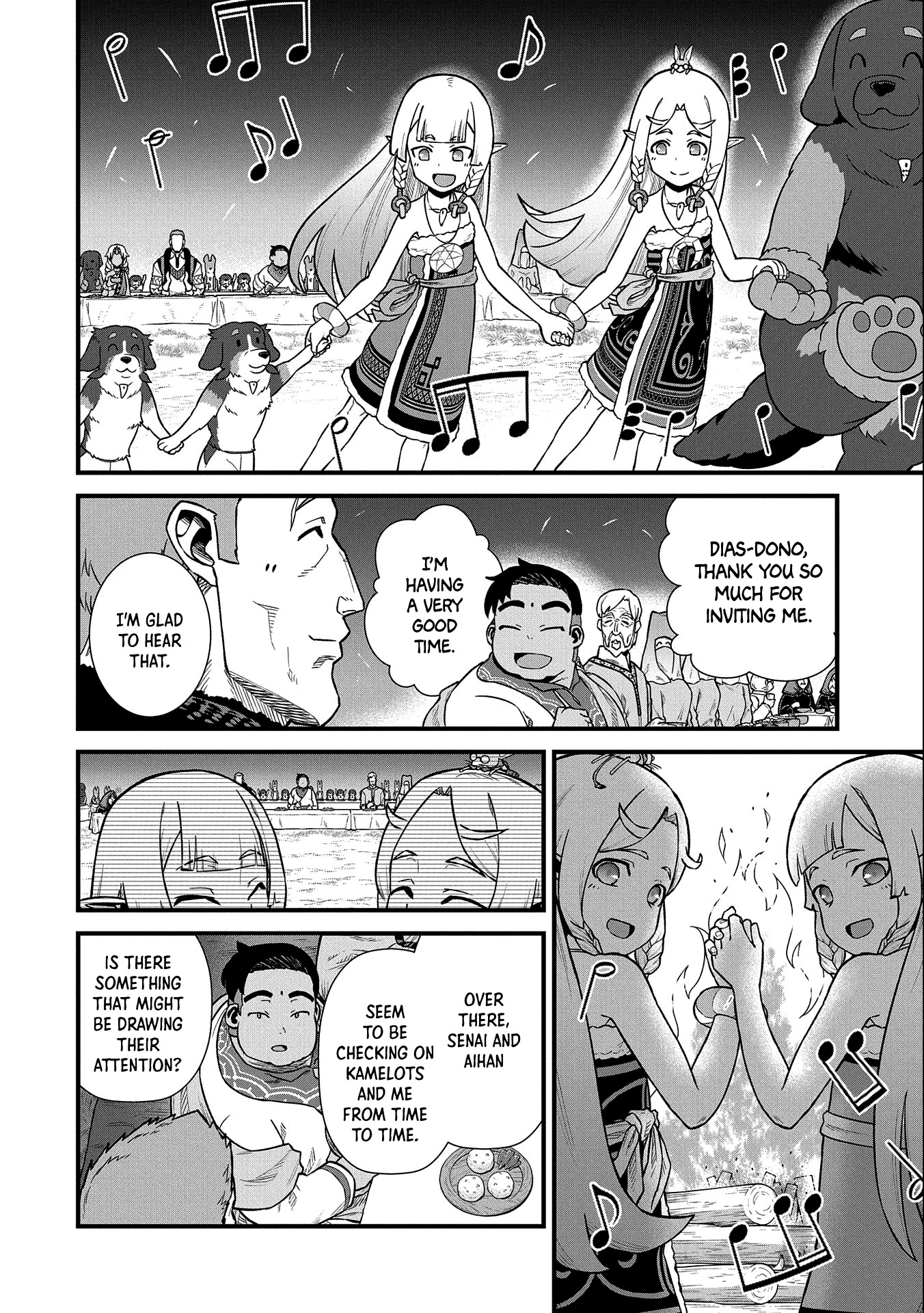 The Population Of The Frontier Owner Starts With 0. "Dias The Blue" And A Blue Horned Girl. chapter 33 page 19