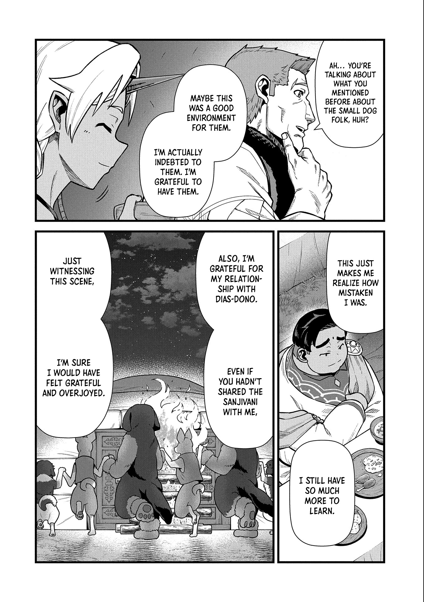 The Population Of The Frontier Owner Starts With 0. "Dias The Blue" And A Blue Horned Girl. chapter 33 page 21