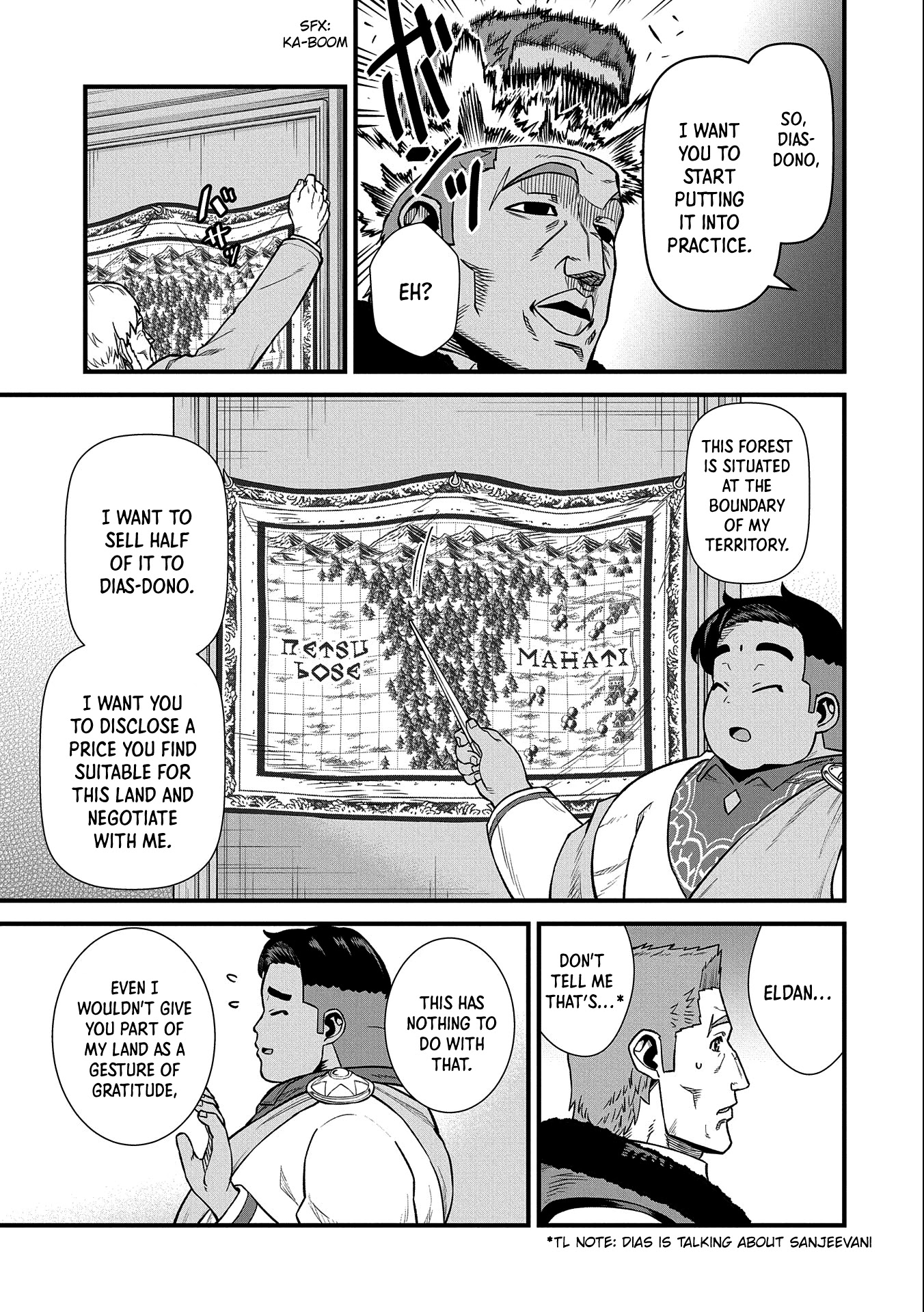 The Population Of The Frontier Owner Starts With 0. "Dias The Blue" And A Blue Horned Girl. chapter 33 page 27