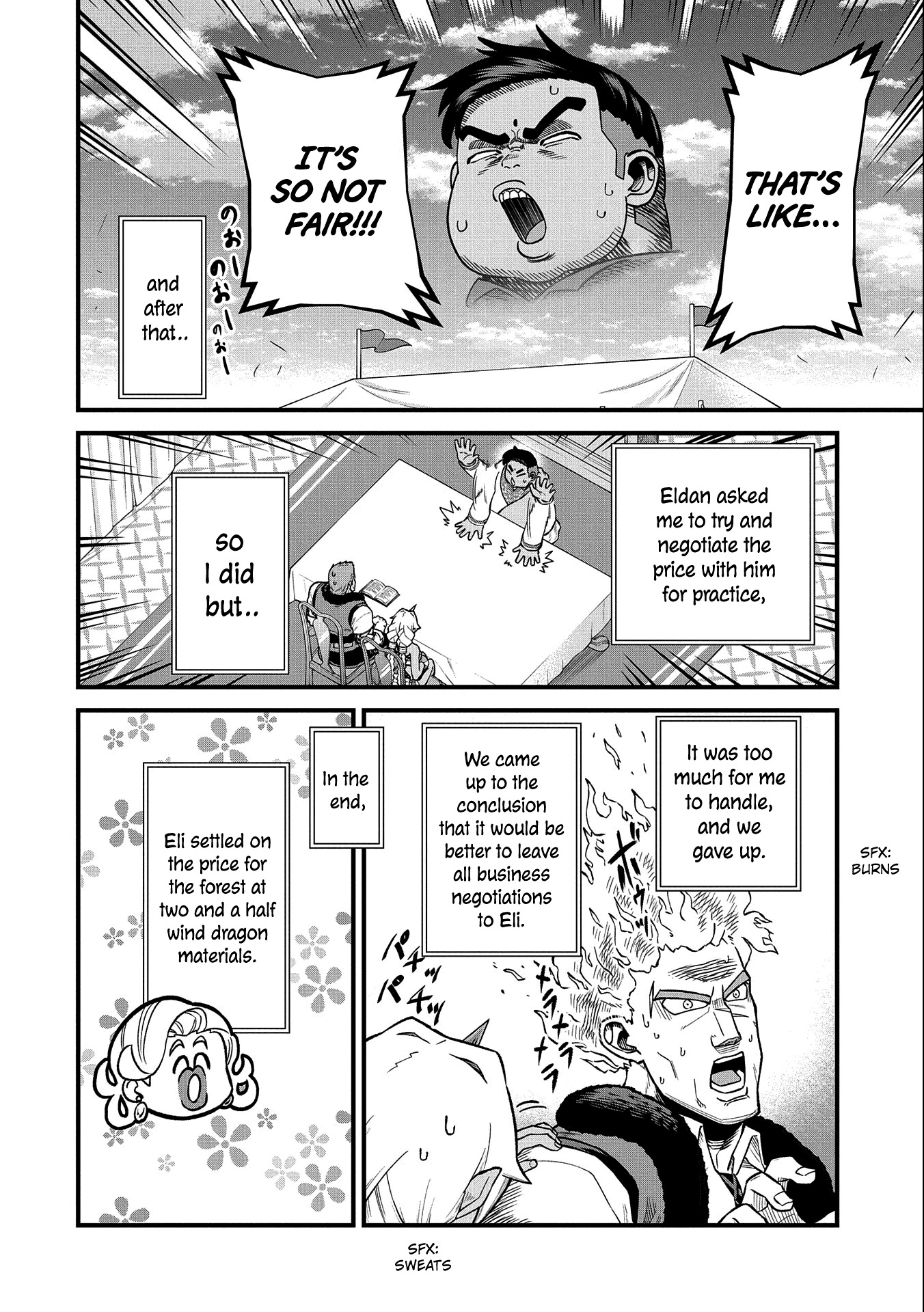 The Population Of The Frontier Owner Starts With 0. "Dias The Blue" And A Blue Horned Girl. chapter 33 page 32