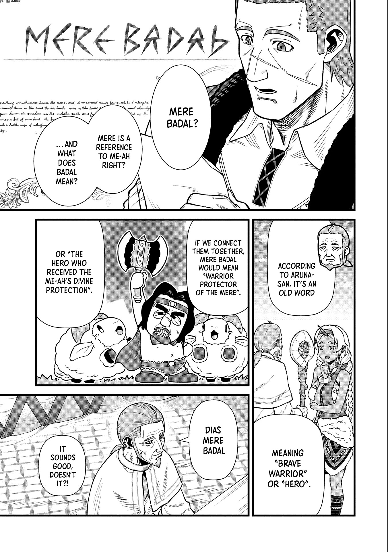 The Population Of The Frontier Owner Starts With 0. "Dias The Blue" And A Blue Horned Girl. chapter 33 page 8