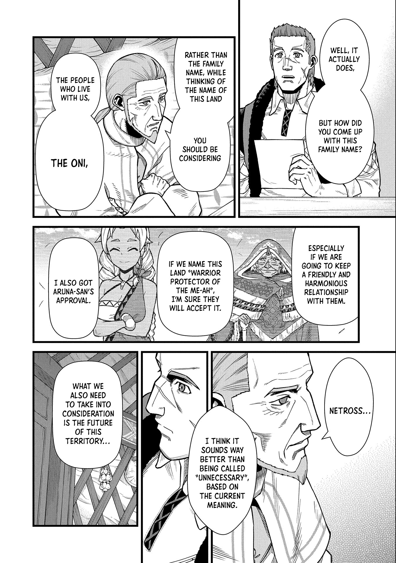 The Population Of The Frontier Owner Starts With 0. "Dias The Blue" And A Blue Horned Girl. chapter 33 page 9