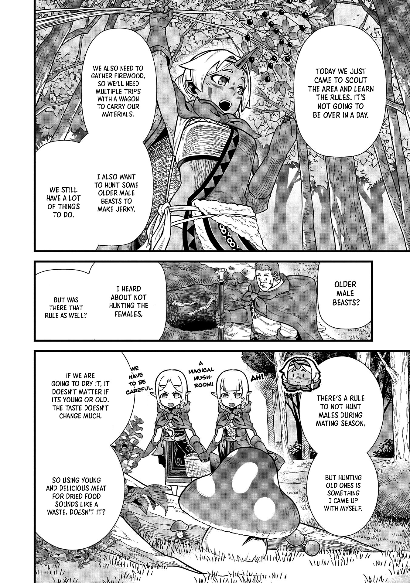 The Population Of The Frontier Owner Starts With 0. "Dias The Blue" And A Blue Horned Girl. chapter 34 page 15