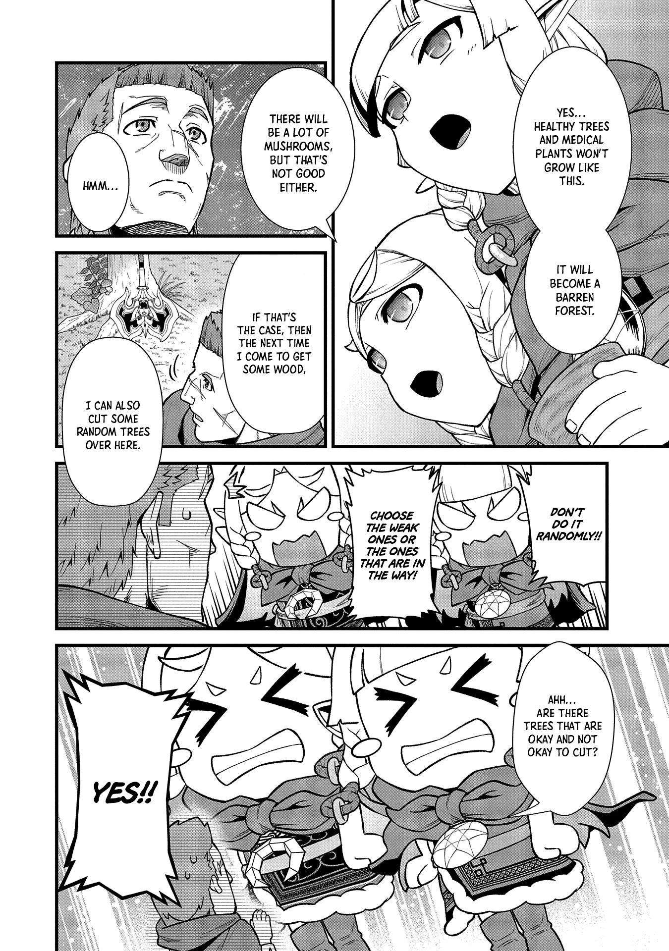 The Population Of The Frontier Owner Starts With 0. "Dias The Blue" And A Blue Horned Girl. chapter 34 page 23