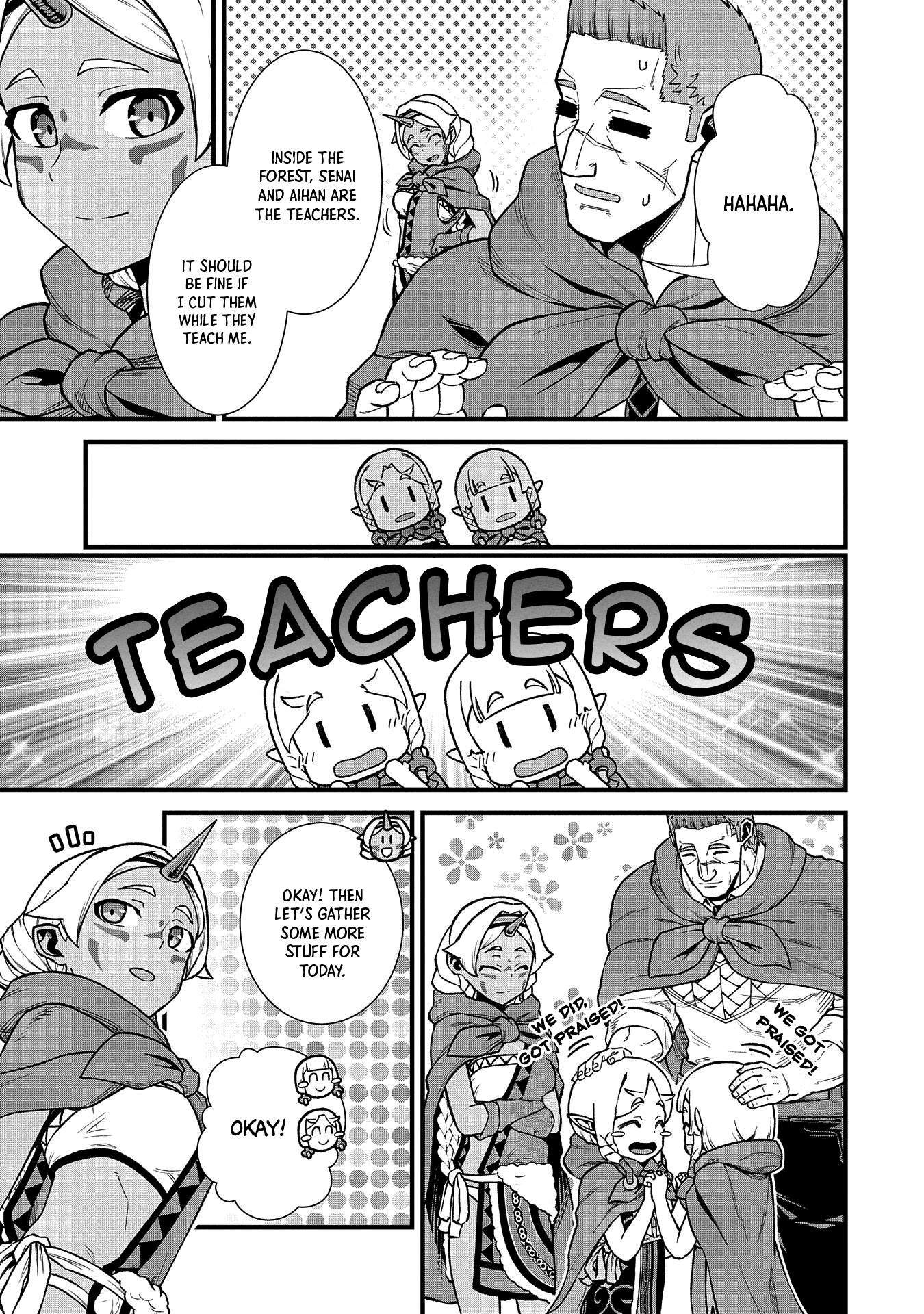 The Population Of The Frontier Owner Starts With 0. "Dias The Blue" And A Blue Horned Girl. chapter 34 page 24