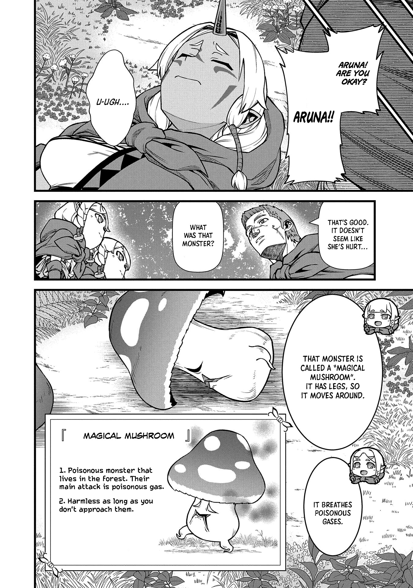 The Population Of The Frontier Owner Starts With 0. "Dias The Blue" And A Blue Horned Girl. chapter 34 page 29