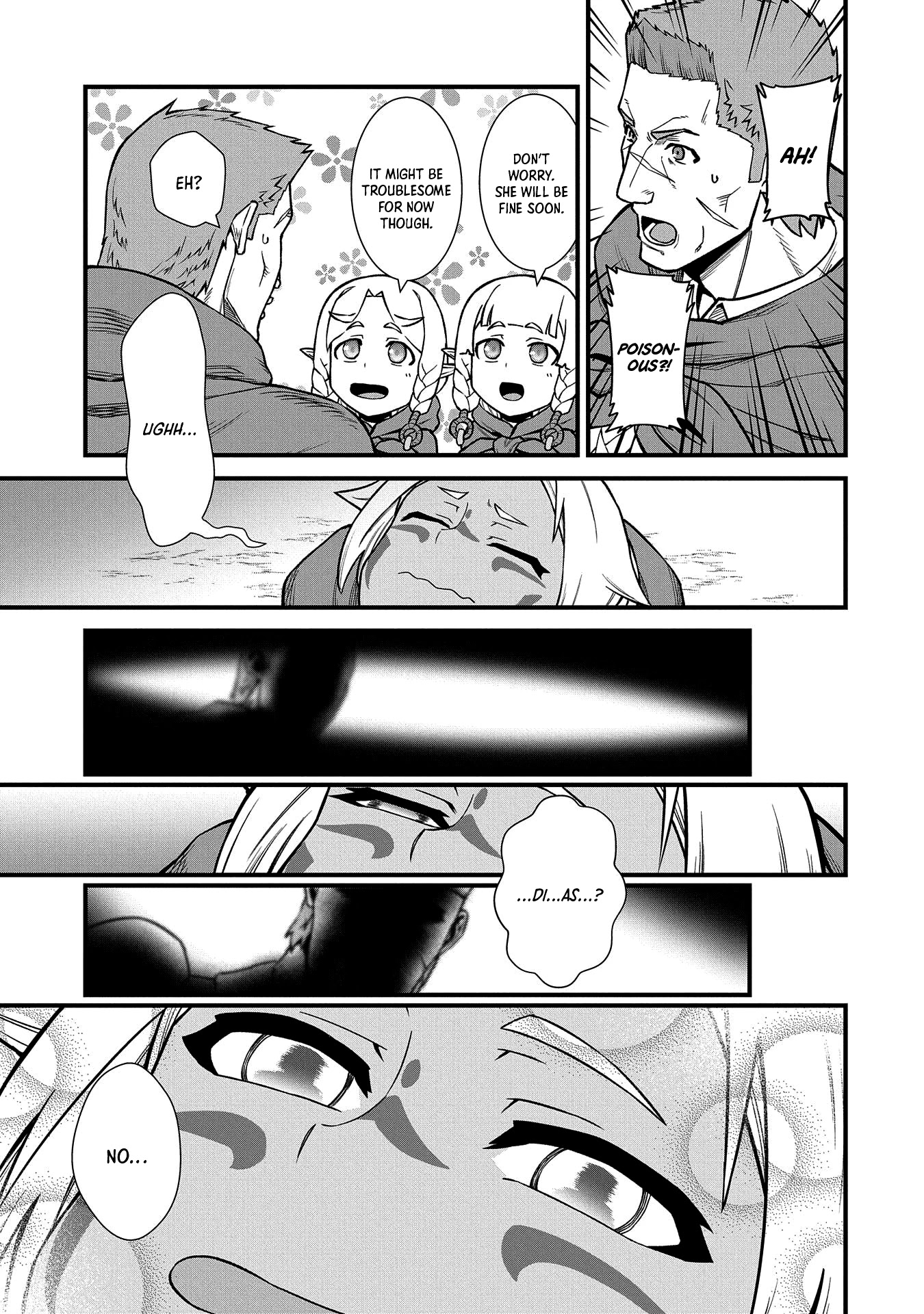 The Population Of The Frontier Owner Starts With 0. "Dias The Blue" And A Blue Horned Girl. chapter 34 page 30