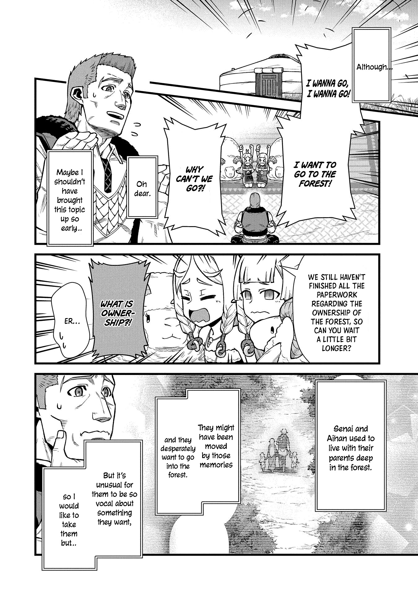 The Population Of The Frontier Owner Starts With 0. "Dias The Blue" And A Blue Horned Girl. chapter 34 page 5