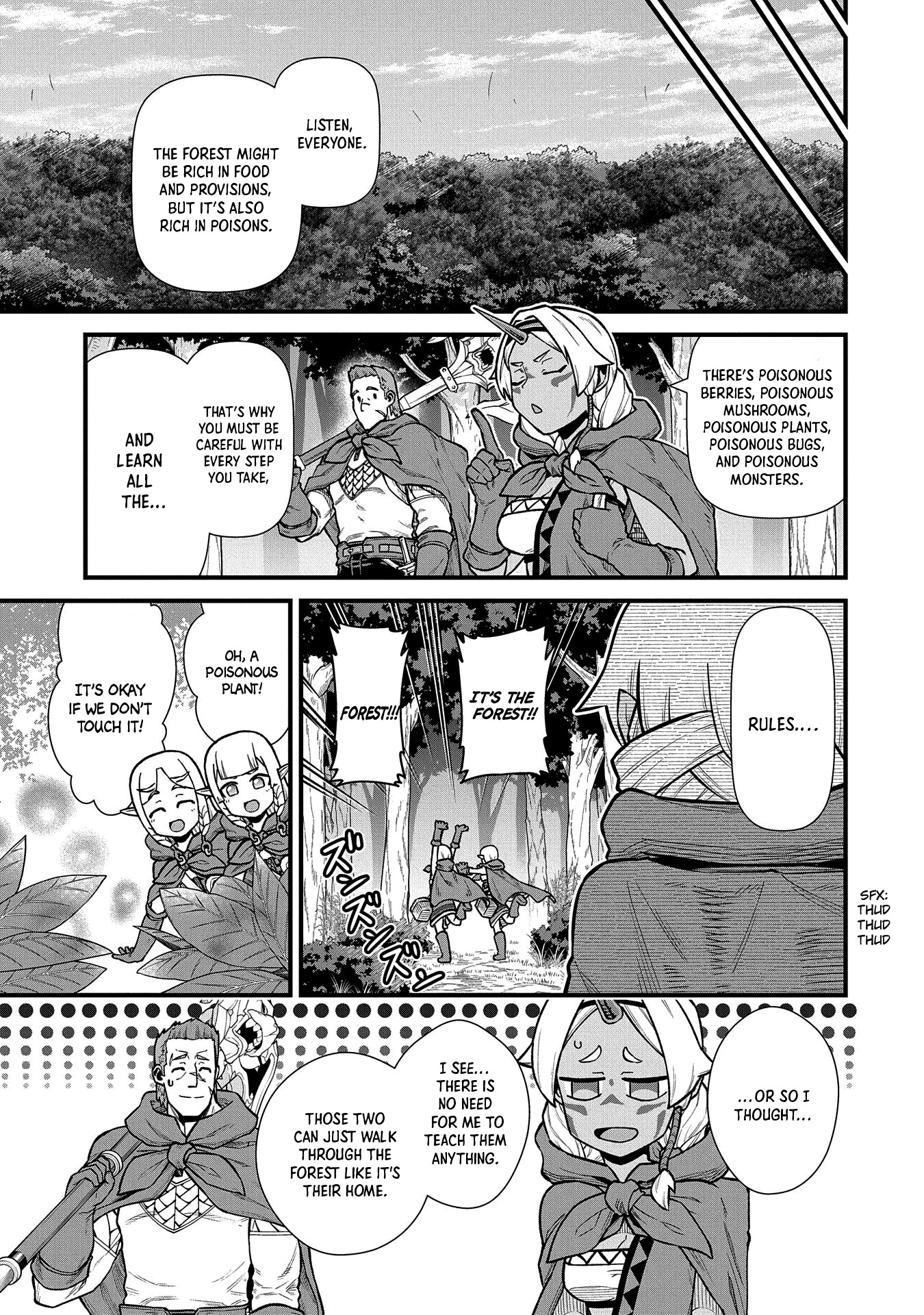 The Population Of The Frontier Owner Starts With 0. "Dias The Blue" And A Blue Horned Girl. chapter 34 page 8