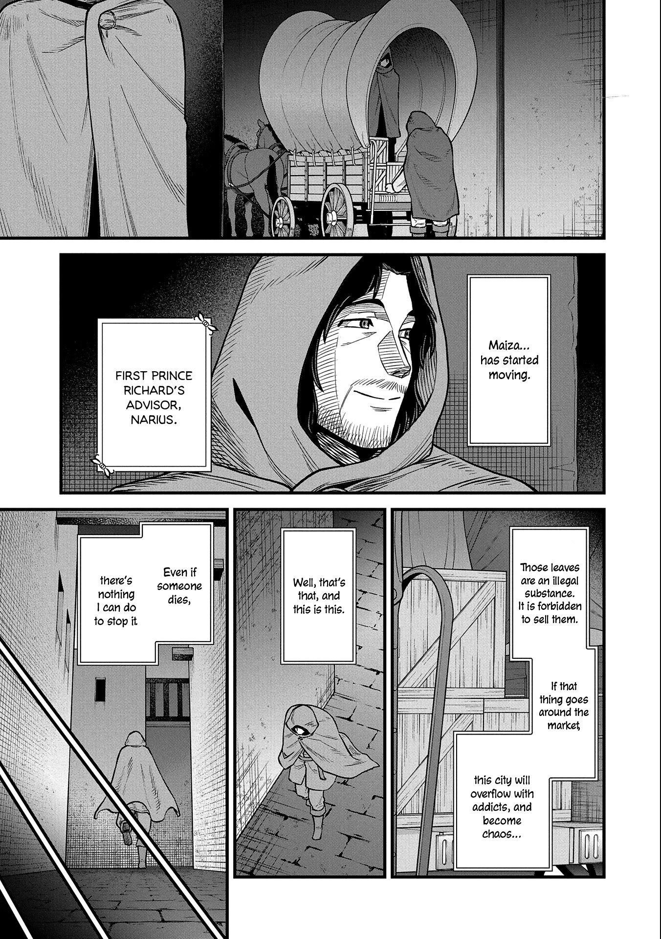 The Population Of The Frontier Owner Starts With 0. "Dias The Blue" And A Blue Horned Girl. chapter 35 page 24