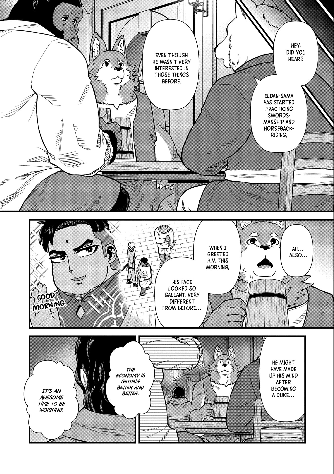 The Population Of The Frontier Owner Starts With 0. "Dias The Blue" And A Blue Horned Girl. chapter 35 page 25