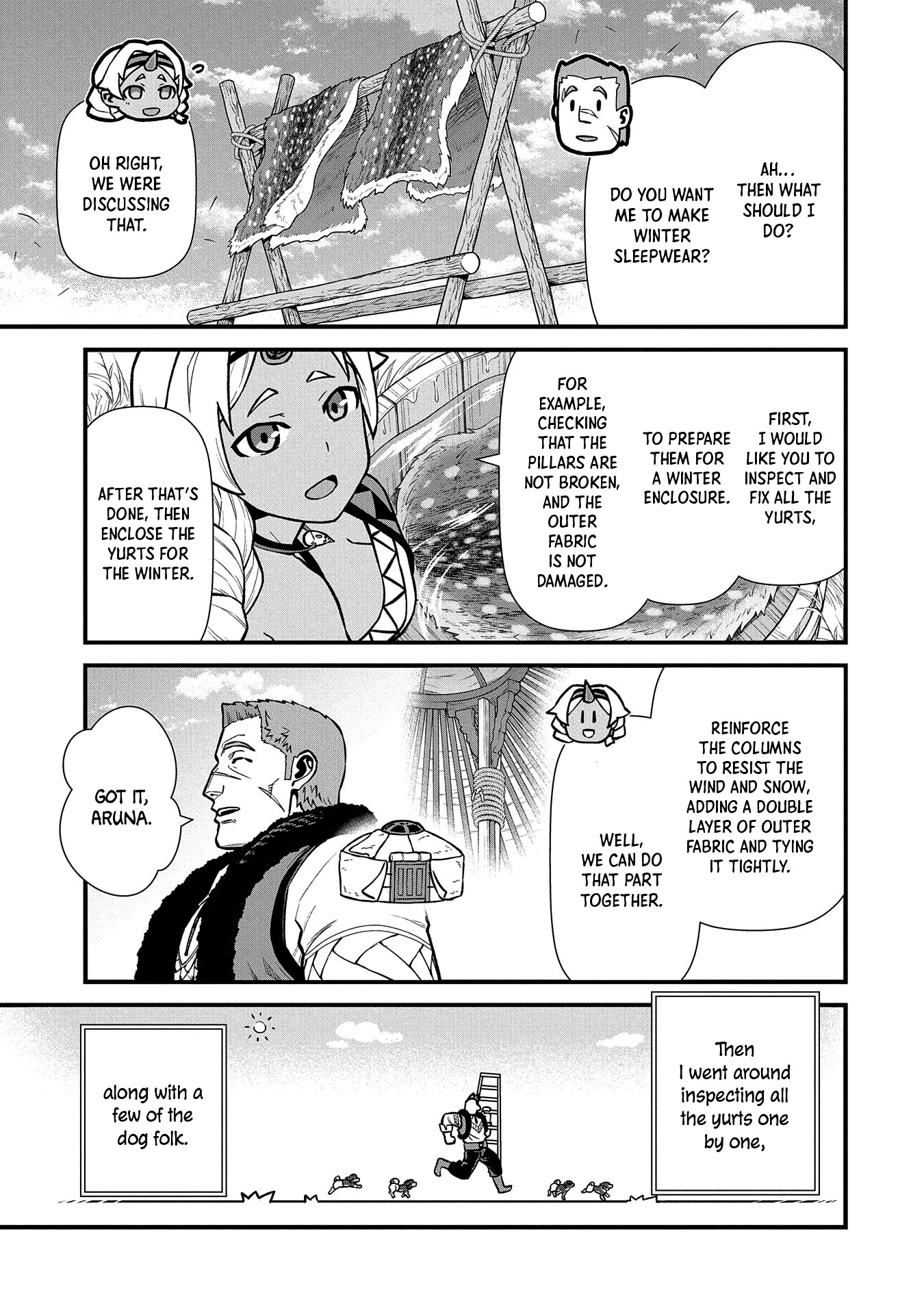 The Population Of The Frontier Owner Starts With 0. "Dias The Blue" And A Blue Horned Girl. chapter 36 page 19