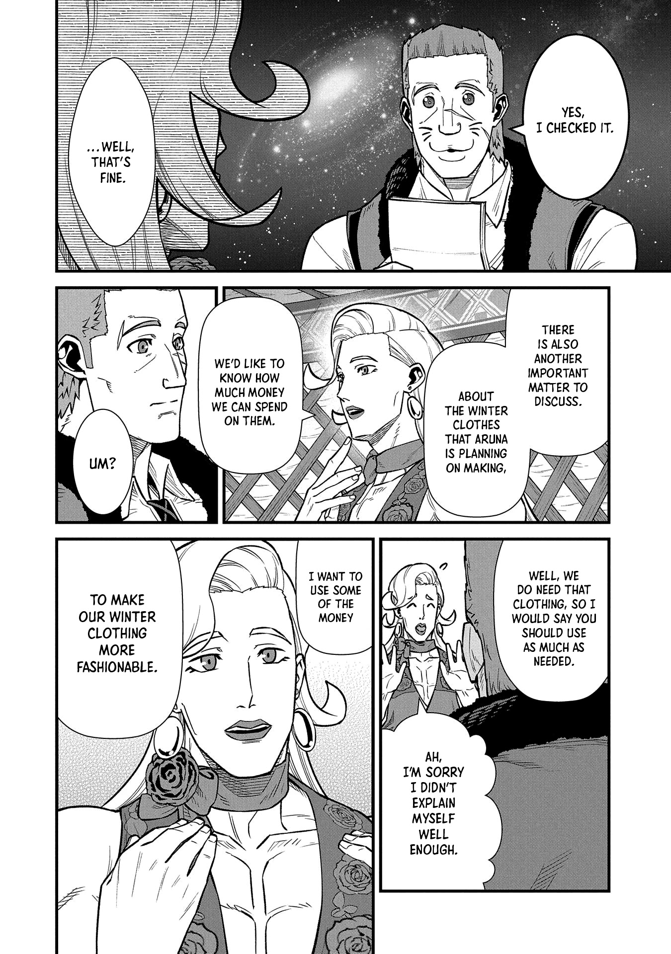 The Population Of The Frontier Owner Starts With 0. "Dias The Blue" And A Blue Horned Girl. chapter 36 page 24