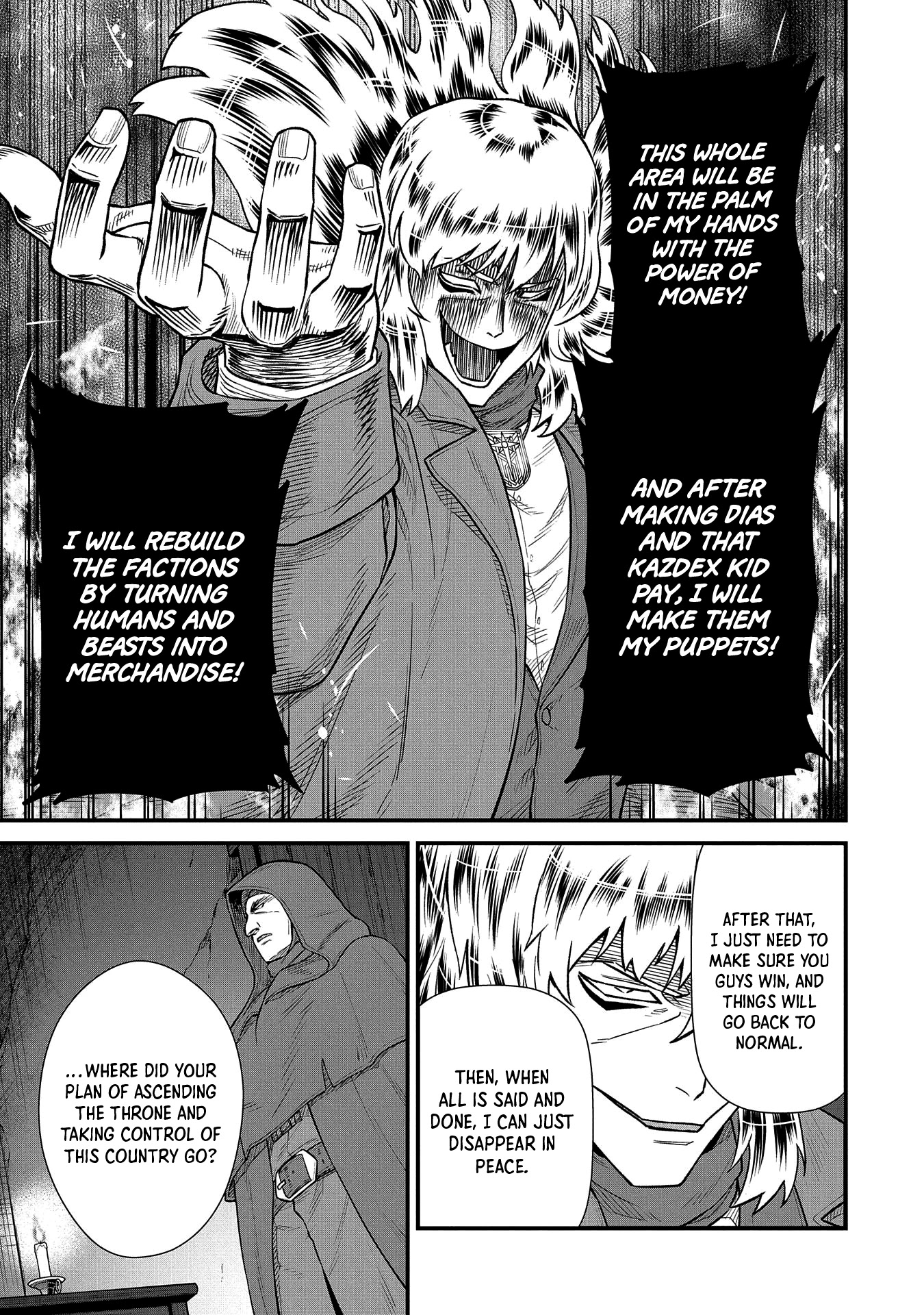 The Population Of The Frontier Owner Starts With 0. "Dias The Blue" And A Blue Horned Girl. chapter 36 page 29