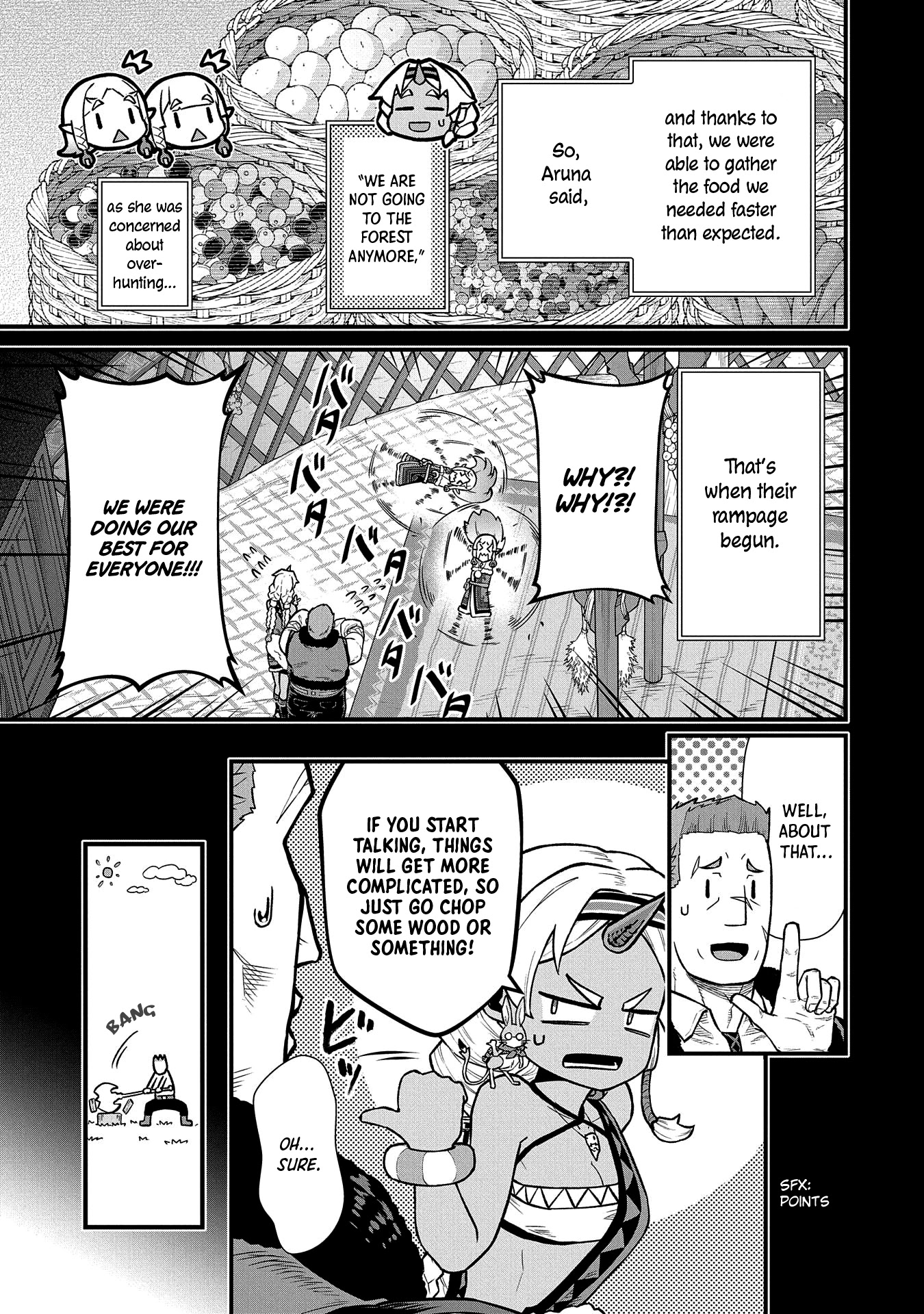 The Population Of The Frontier Owner Starts With 0. "Dias The Blue" And A Blue Horned Girl. chapter 36 page 7