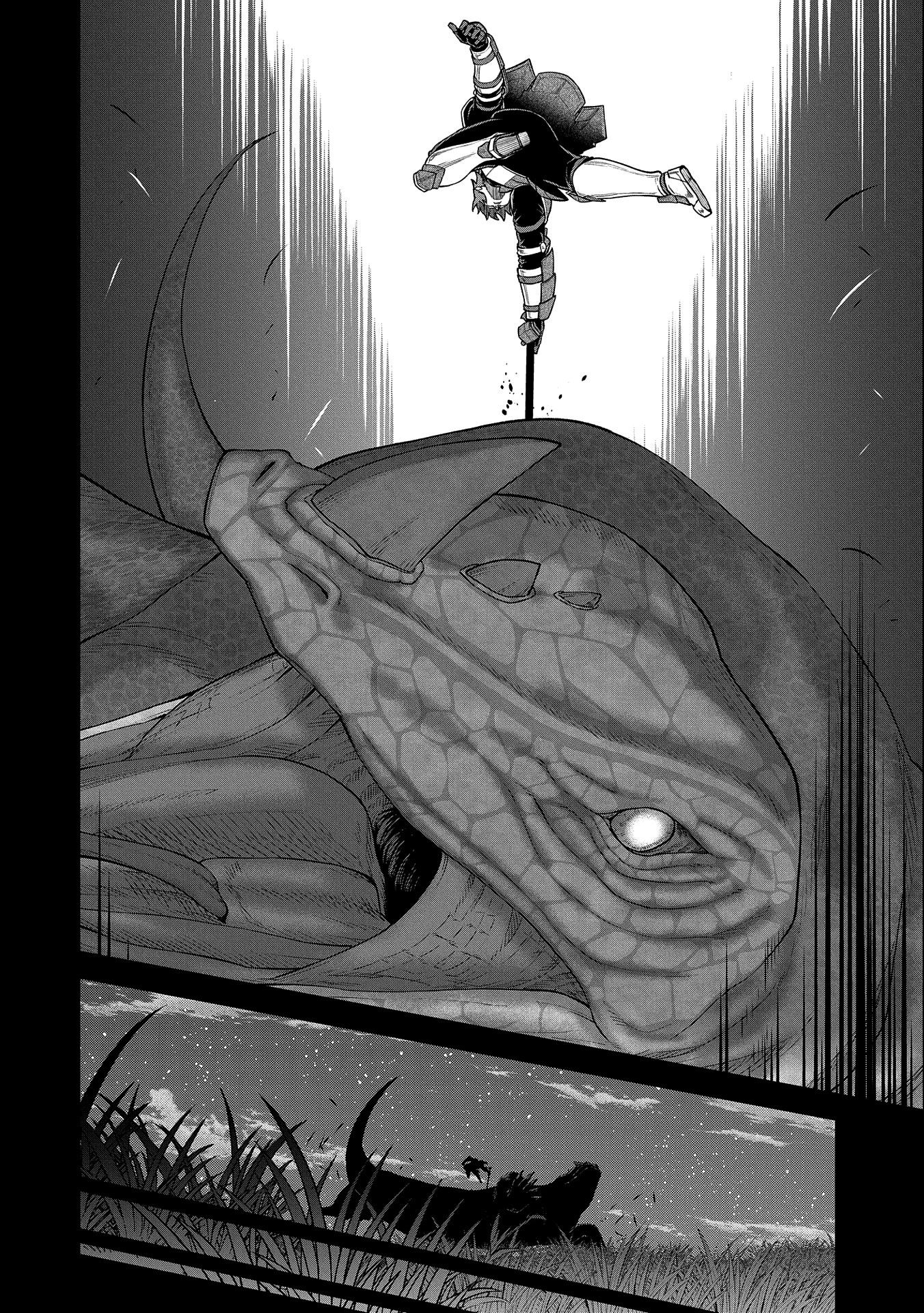 The Population Of The Frontier Owner Starts With 0. "Dias The Blue" And A Blue Horned Girl. chapter 37 page 33