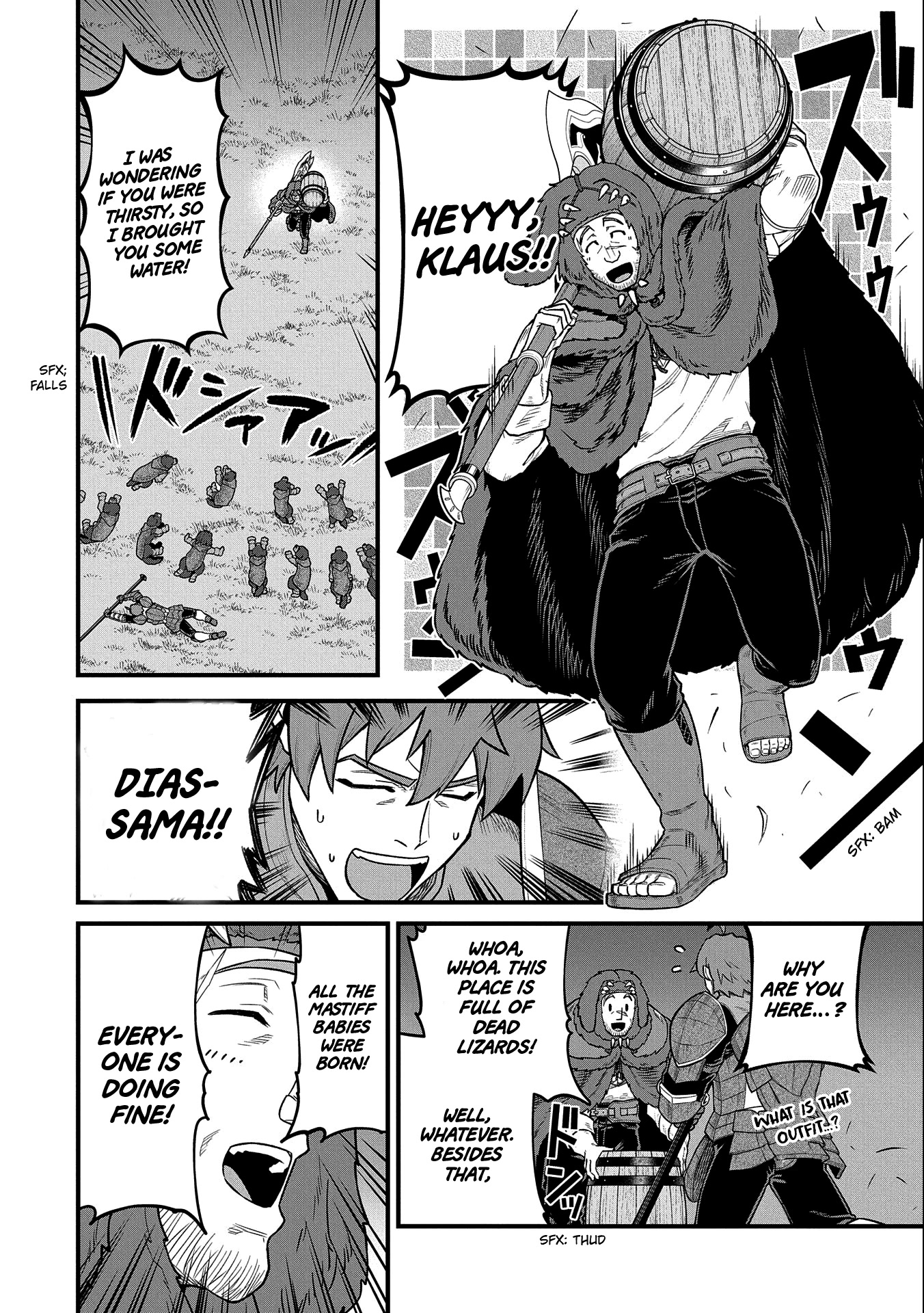 The Population Of The Frontier Owner Starts With 0. "Dias The Blue" And A Blue Horned Girl. chapter 38 page 25