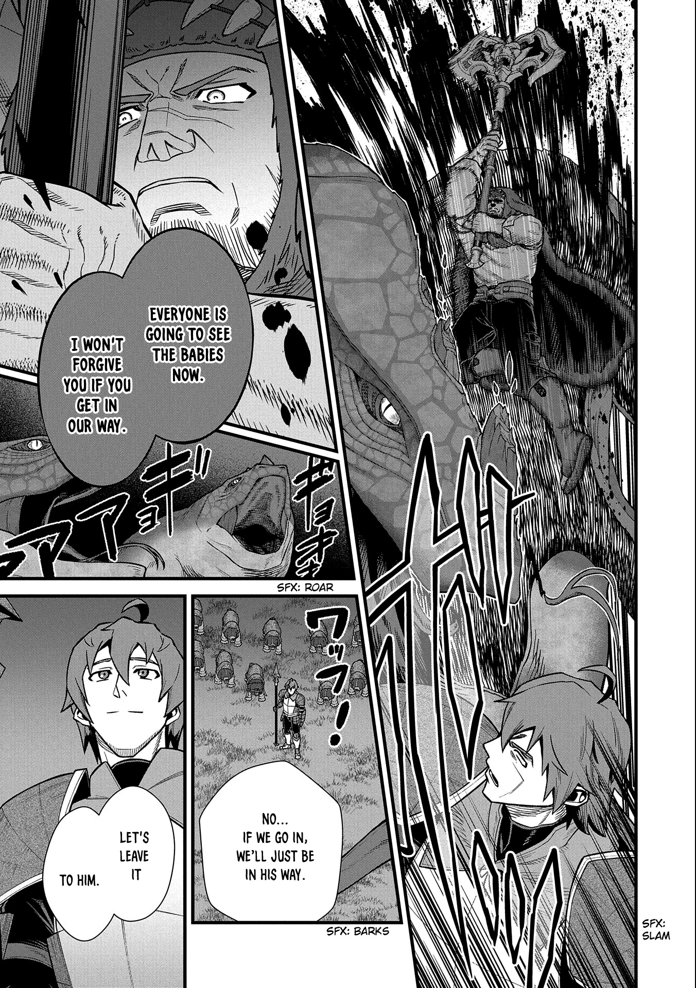 The Population Of The Frontier Owner Starts With 0. "Dias The Blue" And A Blue Horned Girl. chapter 38 page 28