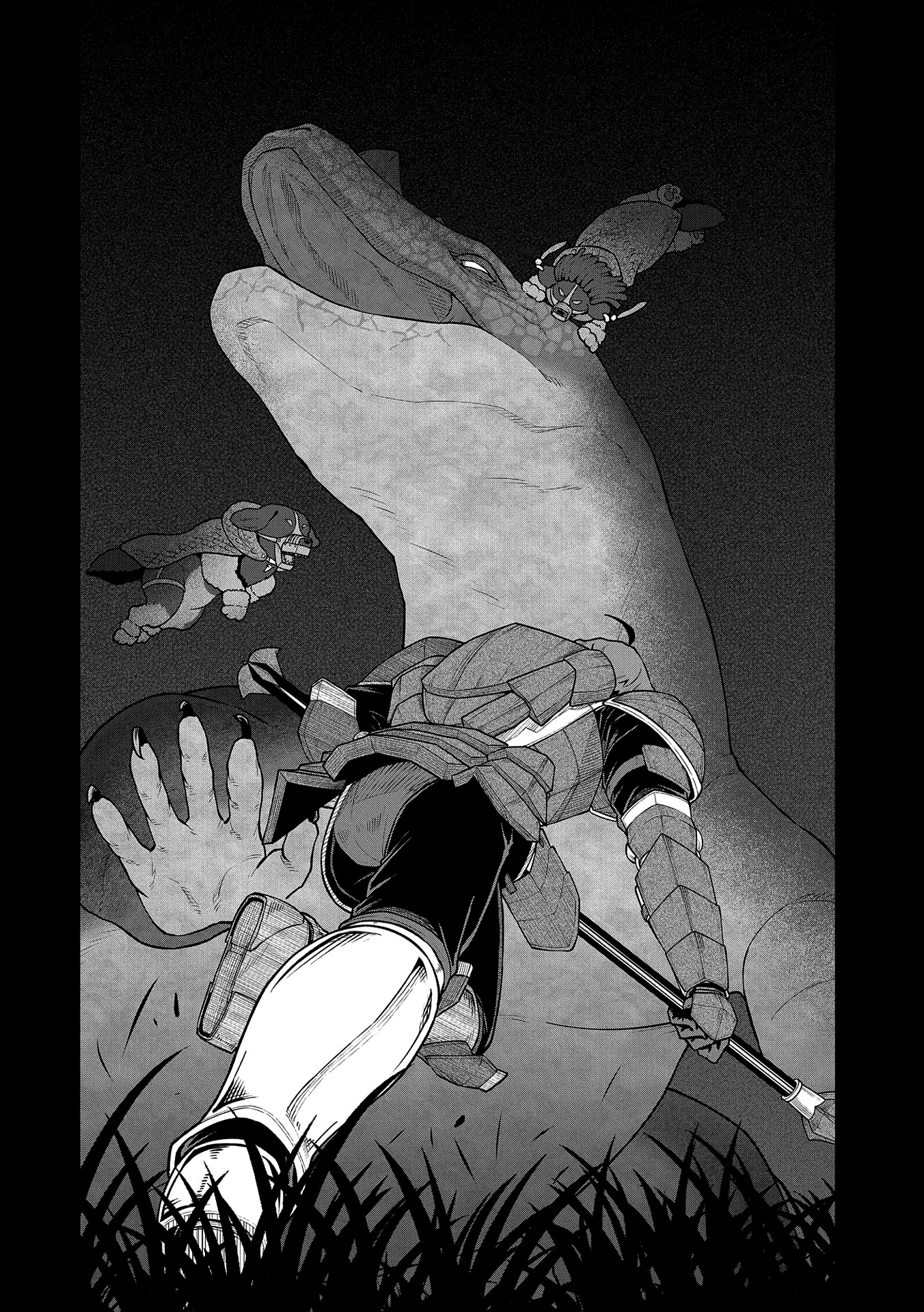 The Population Of The Frontier Owner Starts With 0. "Dias The Blue" And A Blue Horned Girl. chapter 38 page 5