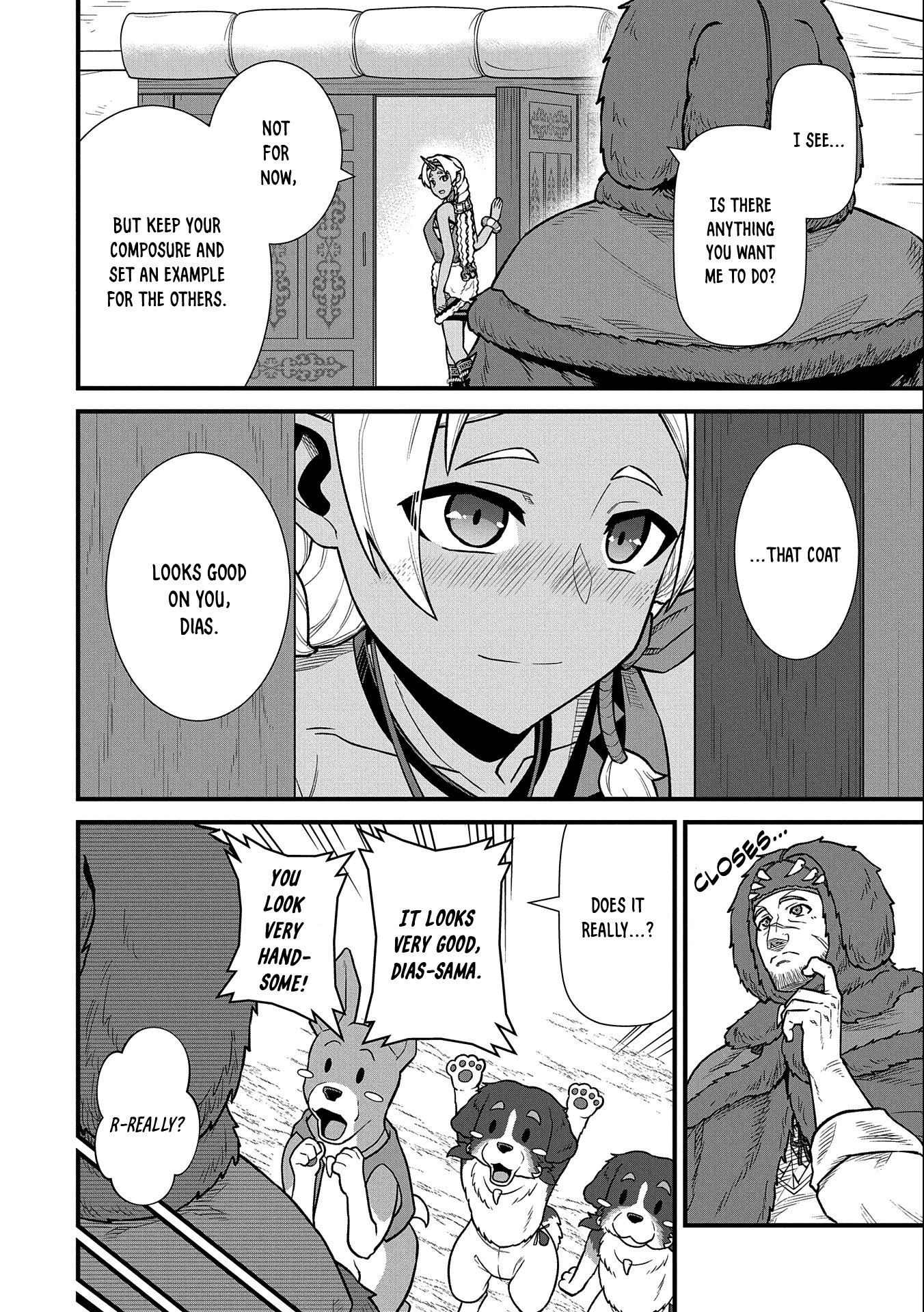 The Population Of The Frontier Owner Starts With 0. "Dias The Blue" And A Blue Horned Girl. chapter 38 page 9