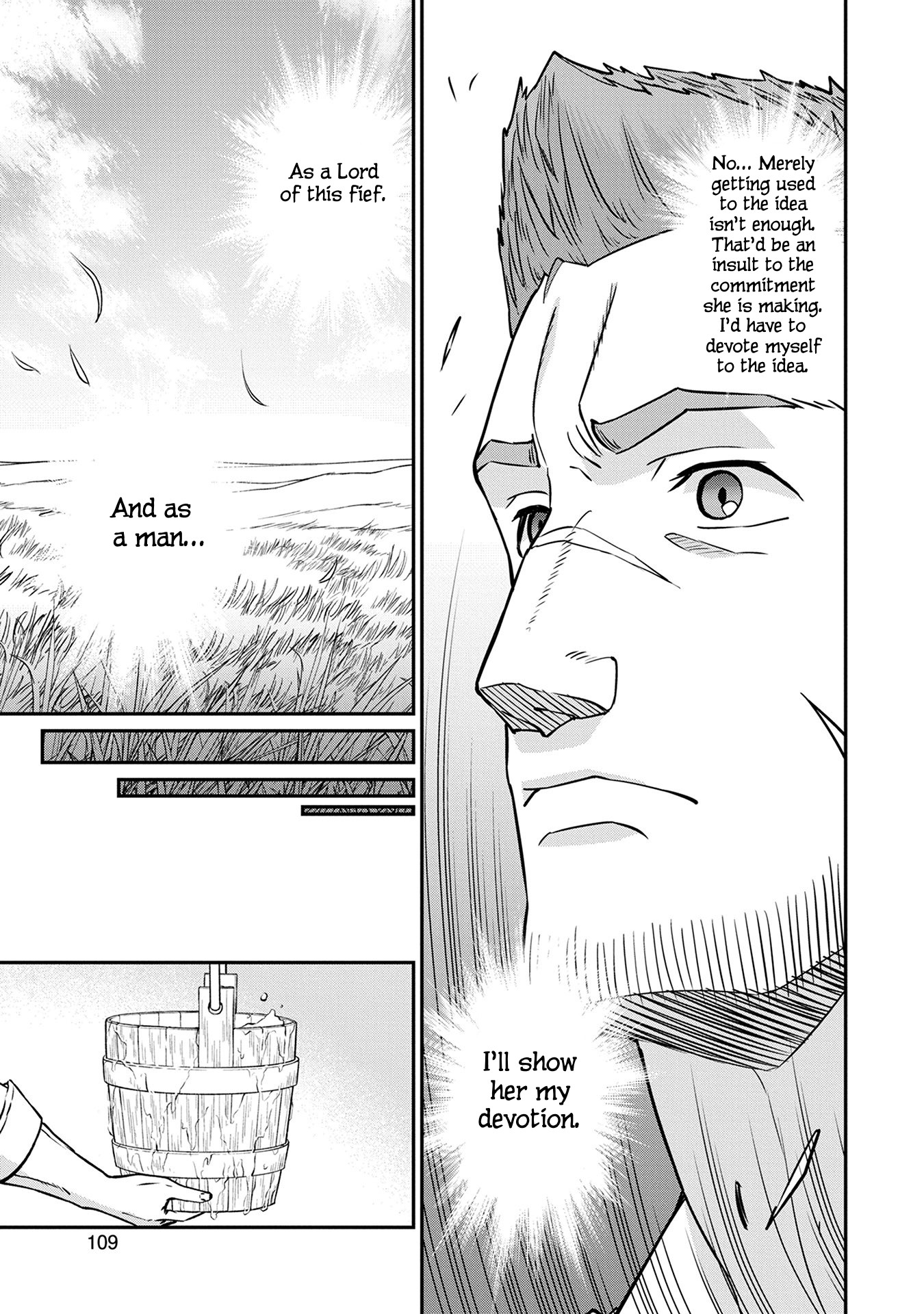 The Population Of The Frontier Owner Starts With 0. "Dias The Blue" And A Blue Horned Girl. chapter 4 page 10