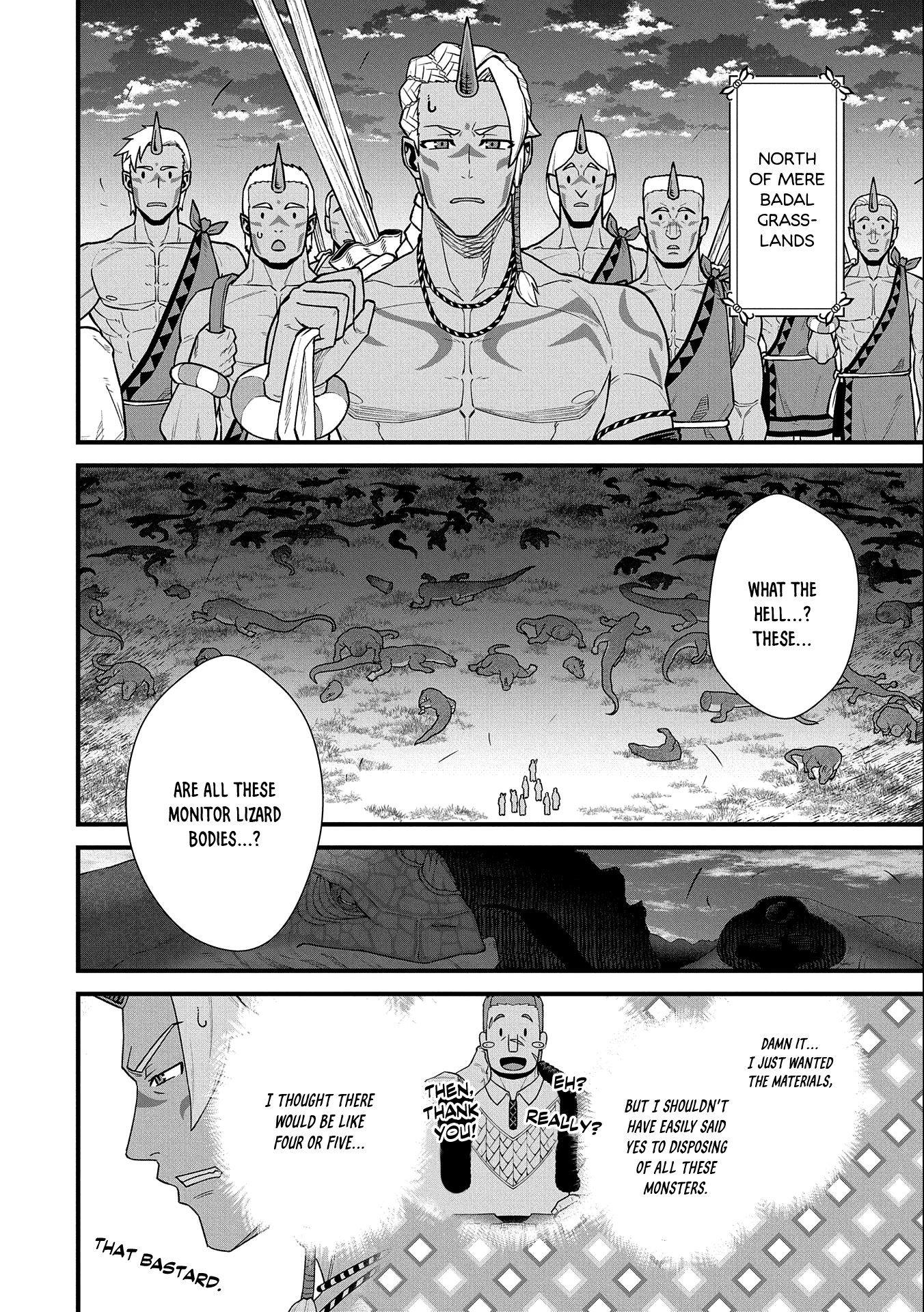 The Population Of The Frontier Owner Starts With 0. "Dias The Blue" And A Blue Horned Girl. chapter 40 page 17