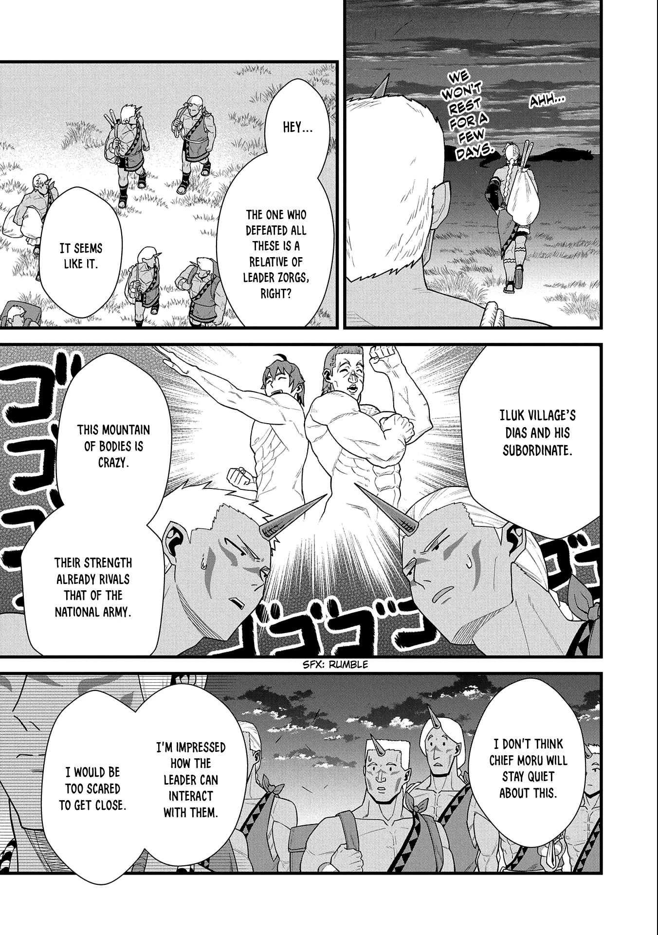 The Population Of The Frontier Owner Starts With 0. "Dias The Blue" And A Blue Horned Girl. chapter 40 page 18