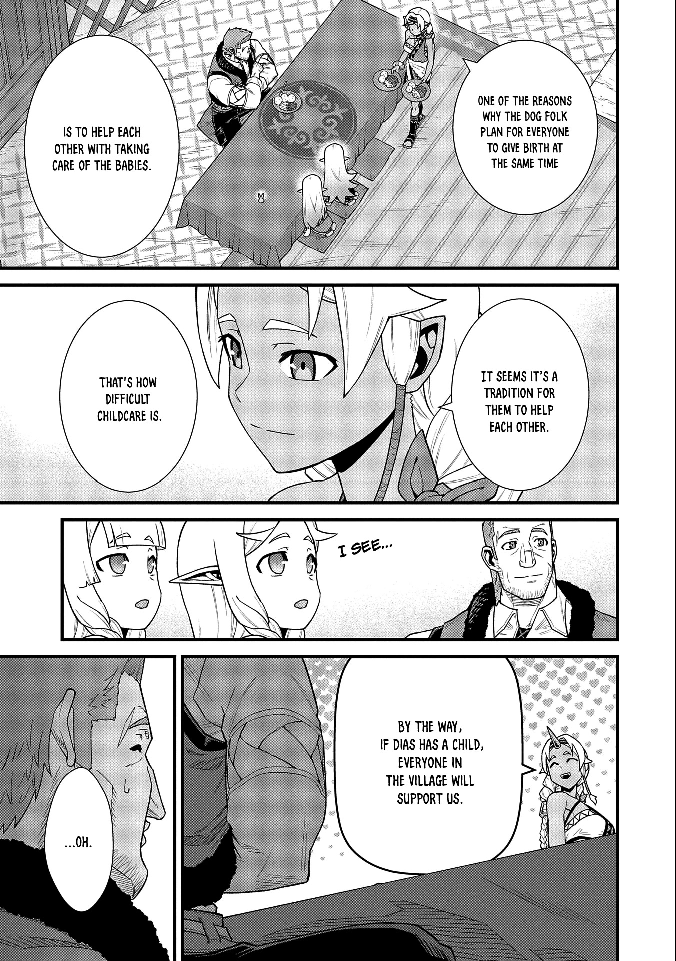 The Population Of The Frontier Owner Starts With 0. "Dias The Blue" And A Blue Horned Girl. chapter 40 page 24