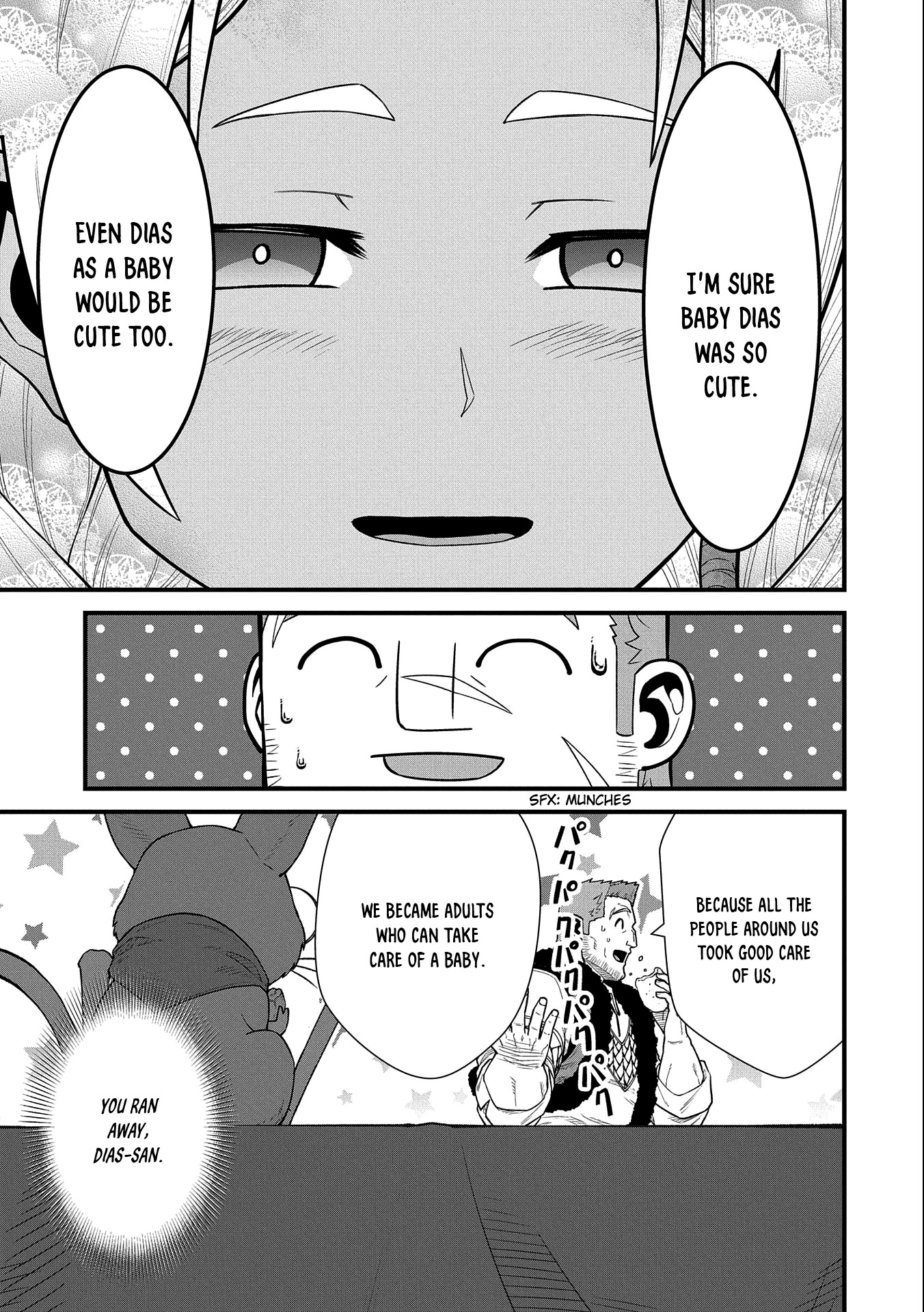 The Population Of The Frontier Owner Starts With 0. "Dias The Blue" And A Blue Horned Girl. chapter 40 page 28