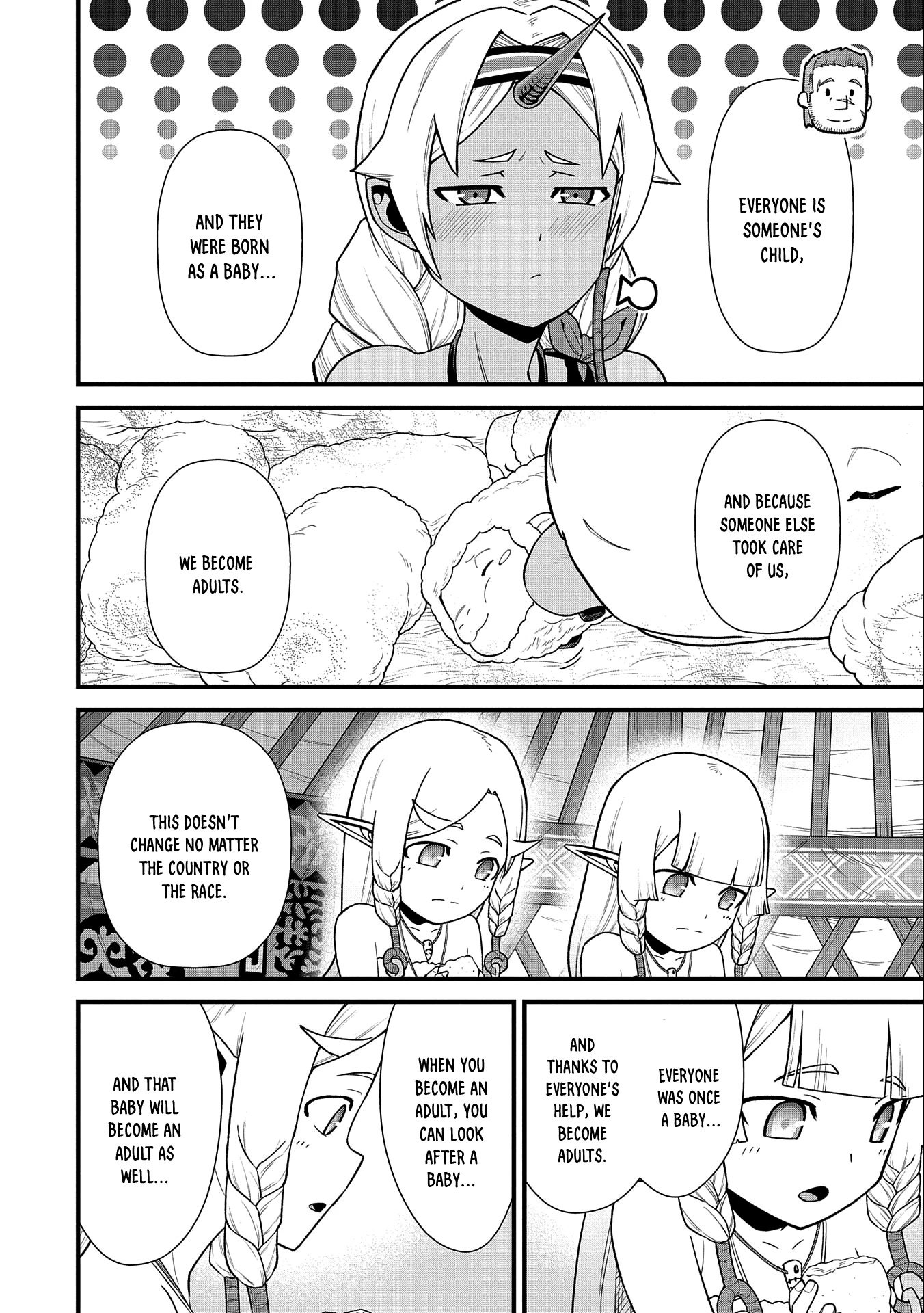 The Population Of The Frontier Owner Starts With 0. "Dias The Blue" And A Blue Horned Girl. chapter 40 page 29