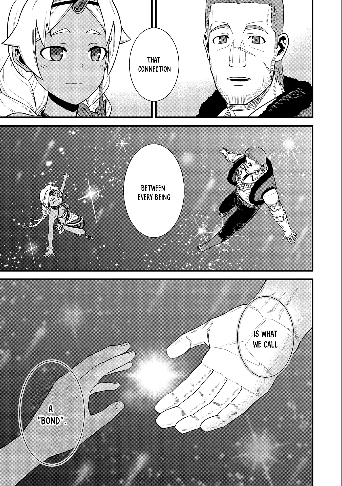 The Population Of The Frontier Owner Starts With 0. "Dias The Blue" And A Blue Horned Girl. chapter 40 page 30