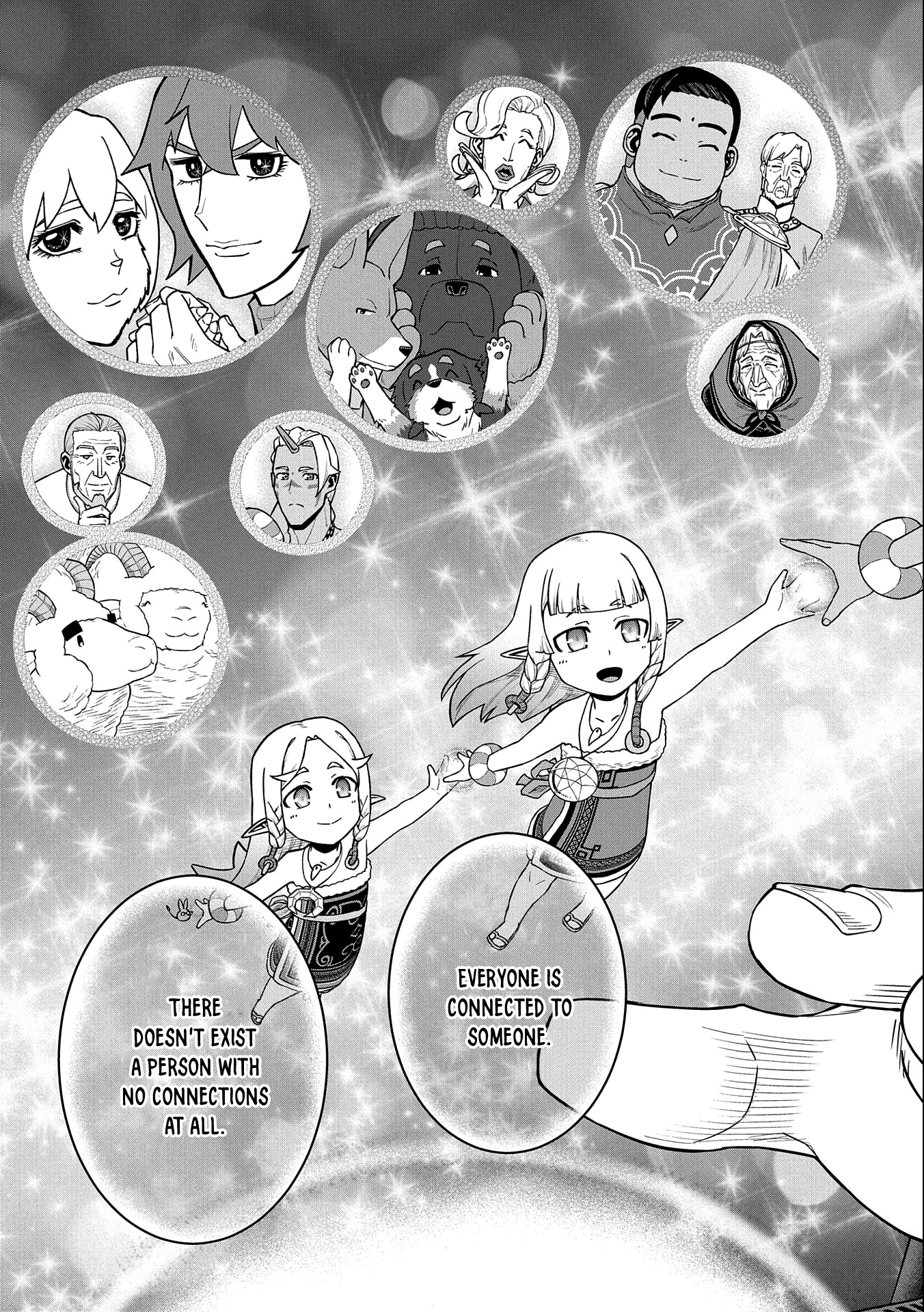 The Population Of The Frontier Owner Starts With 0. "Dias The Blue" And A Blue Horned Girl. chapter 40 page 32