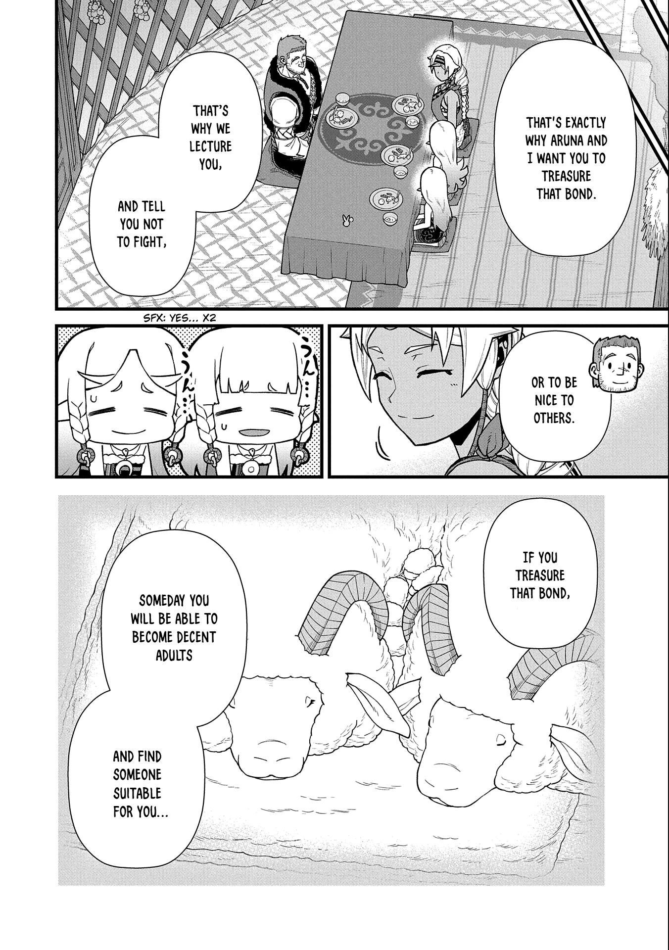 The Population Of The Frontier Owner Starts With 0. "Dias The Blue" And A Blue Horned Girl. chapter 40 page 33