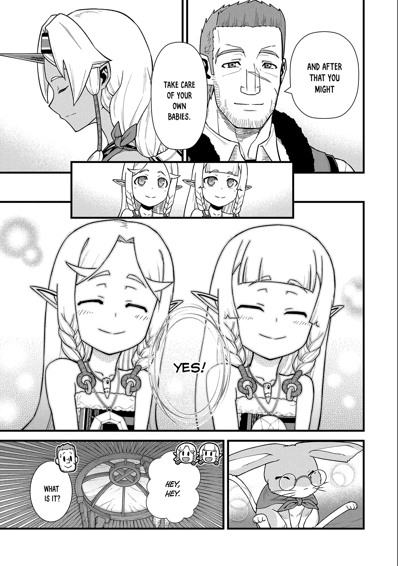 The Population Of The Frontier Owner Starts With 0. "Dias The Blue" And A Blue Horned Girl. chapter 40 page 34