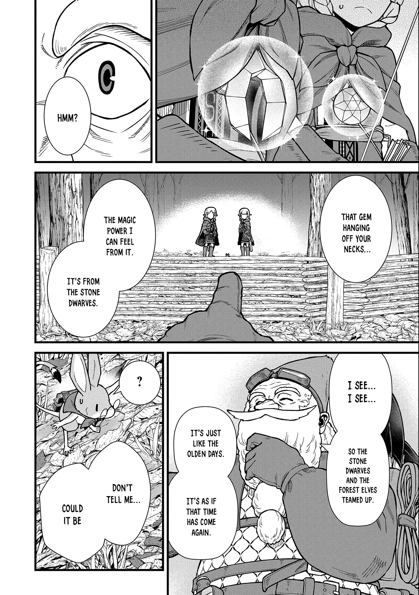 The Population Of The Frontier Owner Starts With 0. "Dias The Blue" And A Blue Horned Girl. chapter 41 page 31