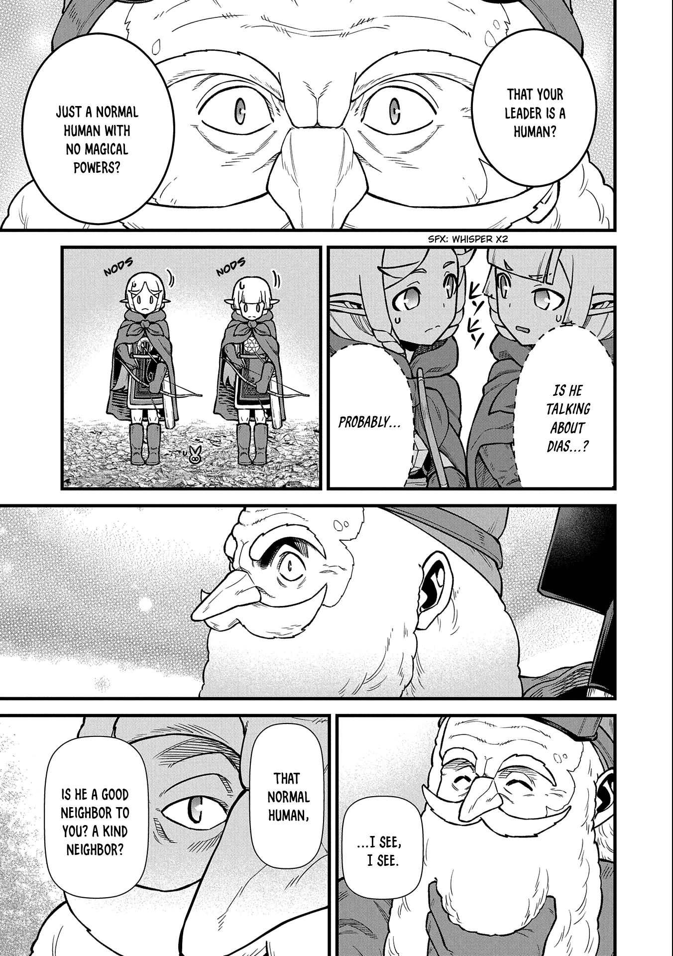 The Population Of The Frontier Owner Starts With 0. "Dias The Blue" And A Blue Horned Girl. chapter 41 page 32