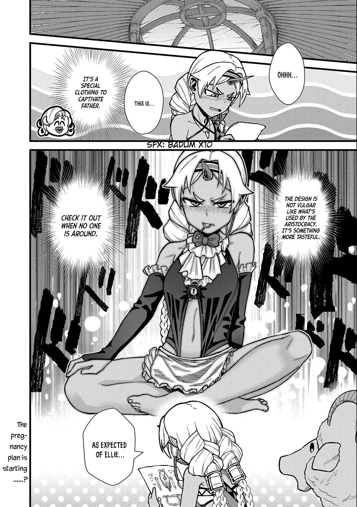 The Population Of The Frontier Owner Starts With 0. "Dias The Blue" And A Blue Horned Girl. chapter 41 page 35