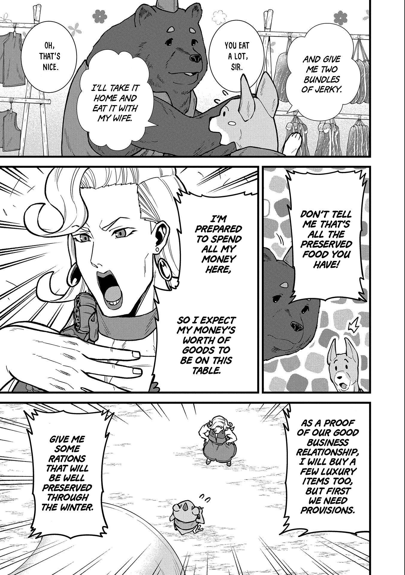 The Population Of The Frontier Owner Starts With 0. "Dias The Blue" And A Blue Horned Girl. chapter 42 page 14