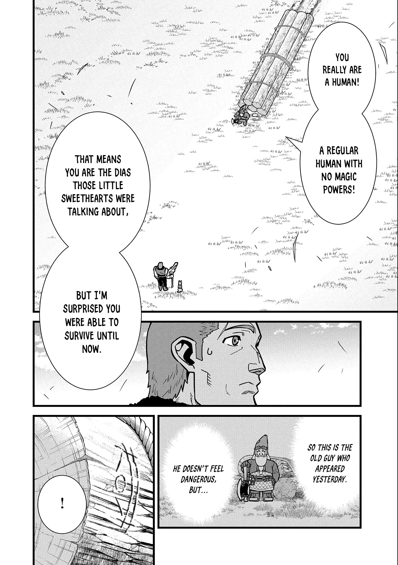 The Population Of The Frontier Owner Starts With 0. "Dias The Blue" And A Blue Horned Girl. chapter 42 page 30