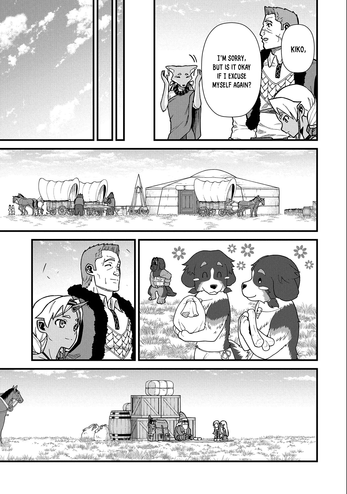 The Population Of The Frontier Owner Starts With 0. "Dias The Blue" And A Blue Horned Girl. chapter 43 page 17