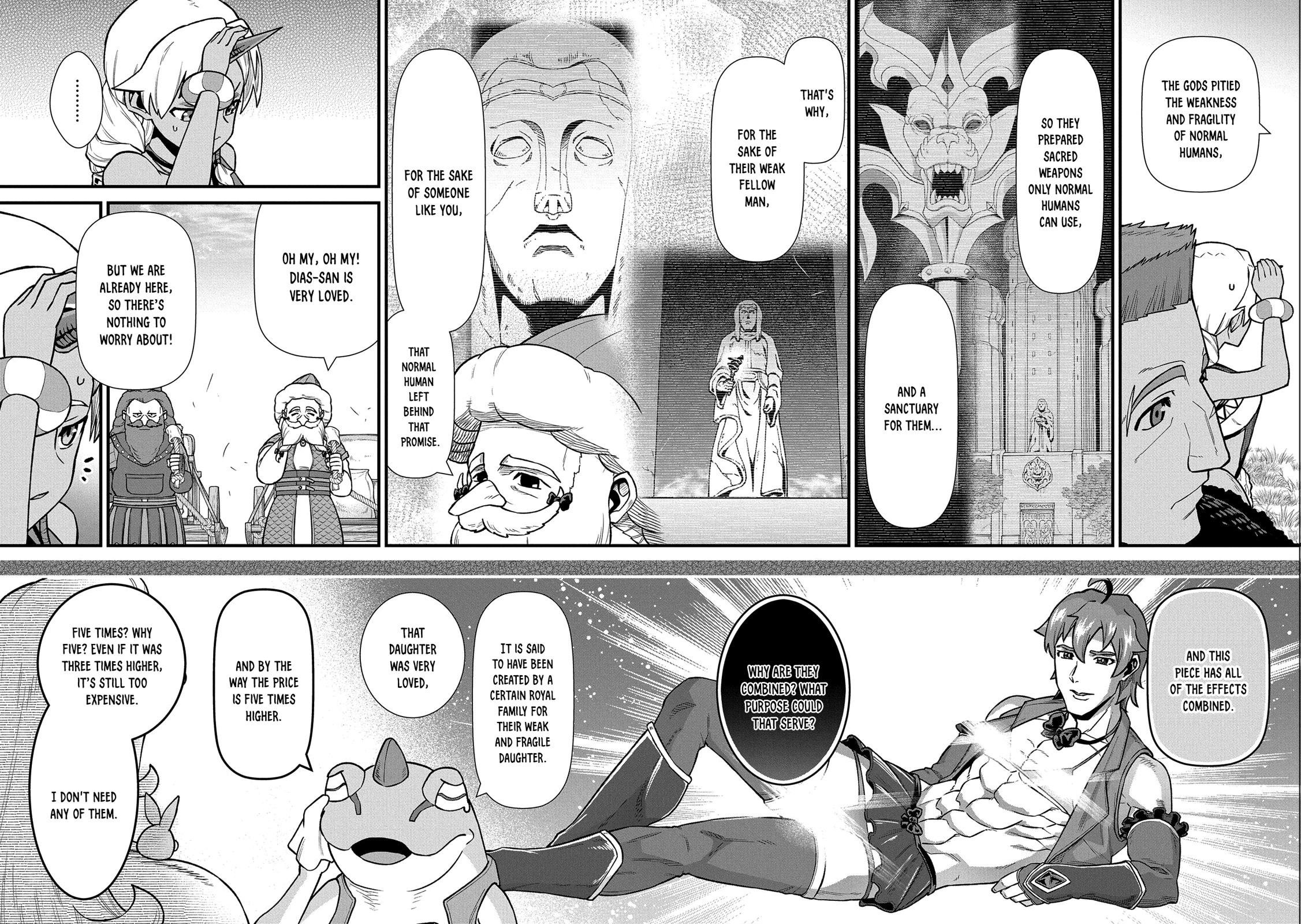 The Population Of The Frontier Owner Starts With 0. "Dias The Blue" And A Blue Horned Girl. chapter 43 page 26