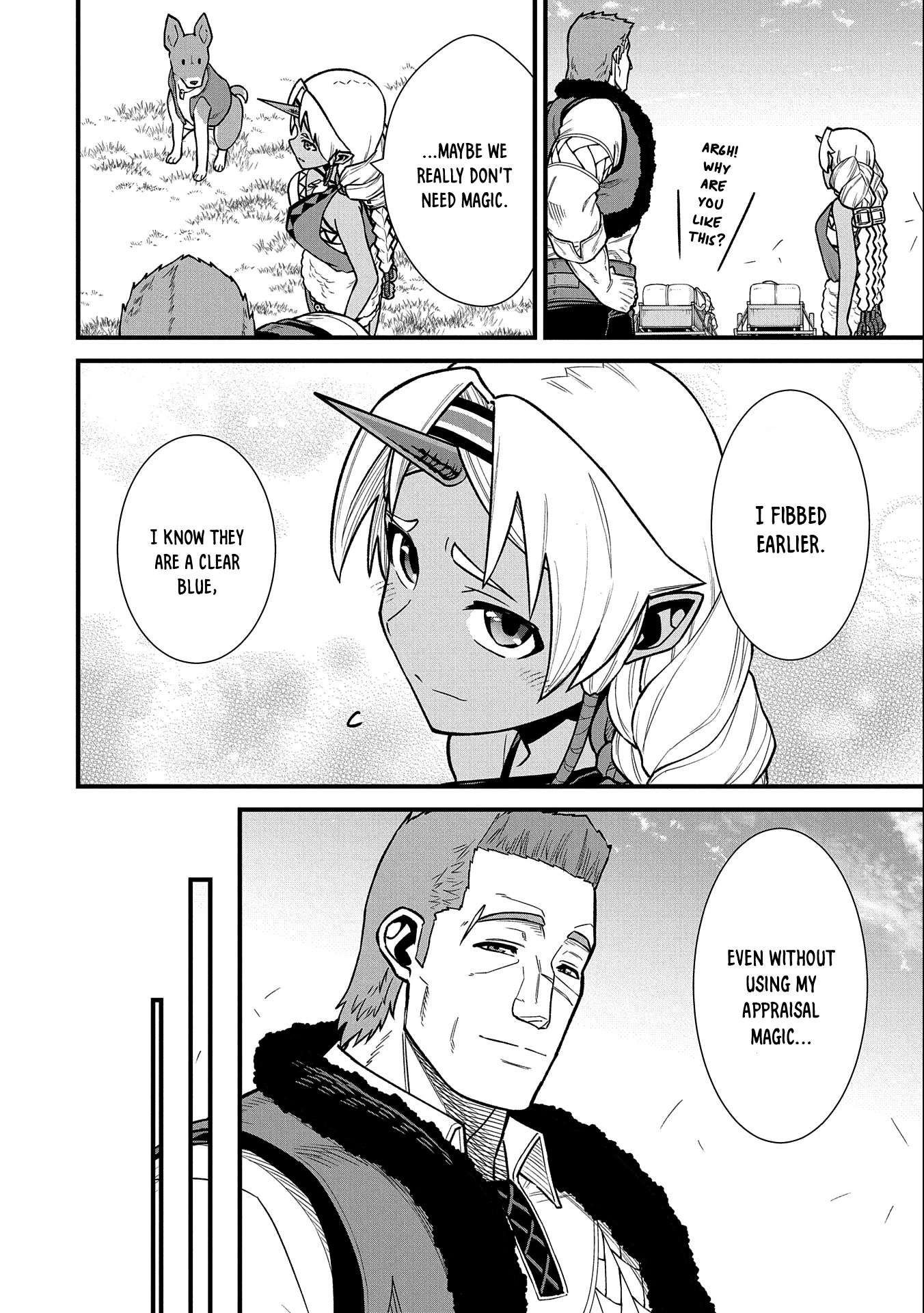 The Population Of The Frontier Owner Starts With 0. "Dias The Blue" And A Blue Horned Girl. chapter 43 page 29